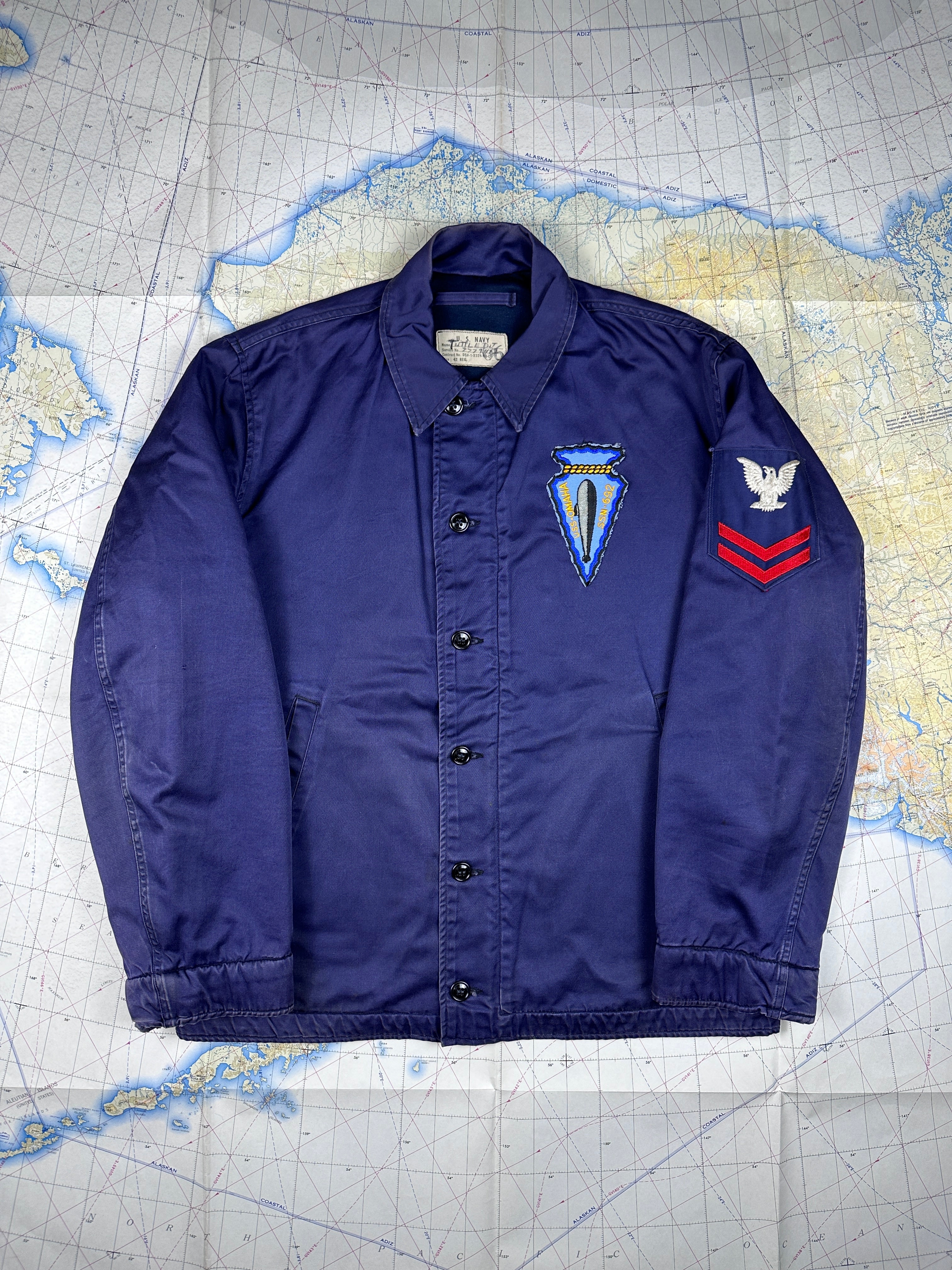 Us navy blue deals utility jacket