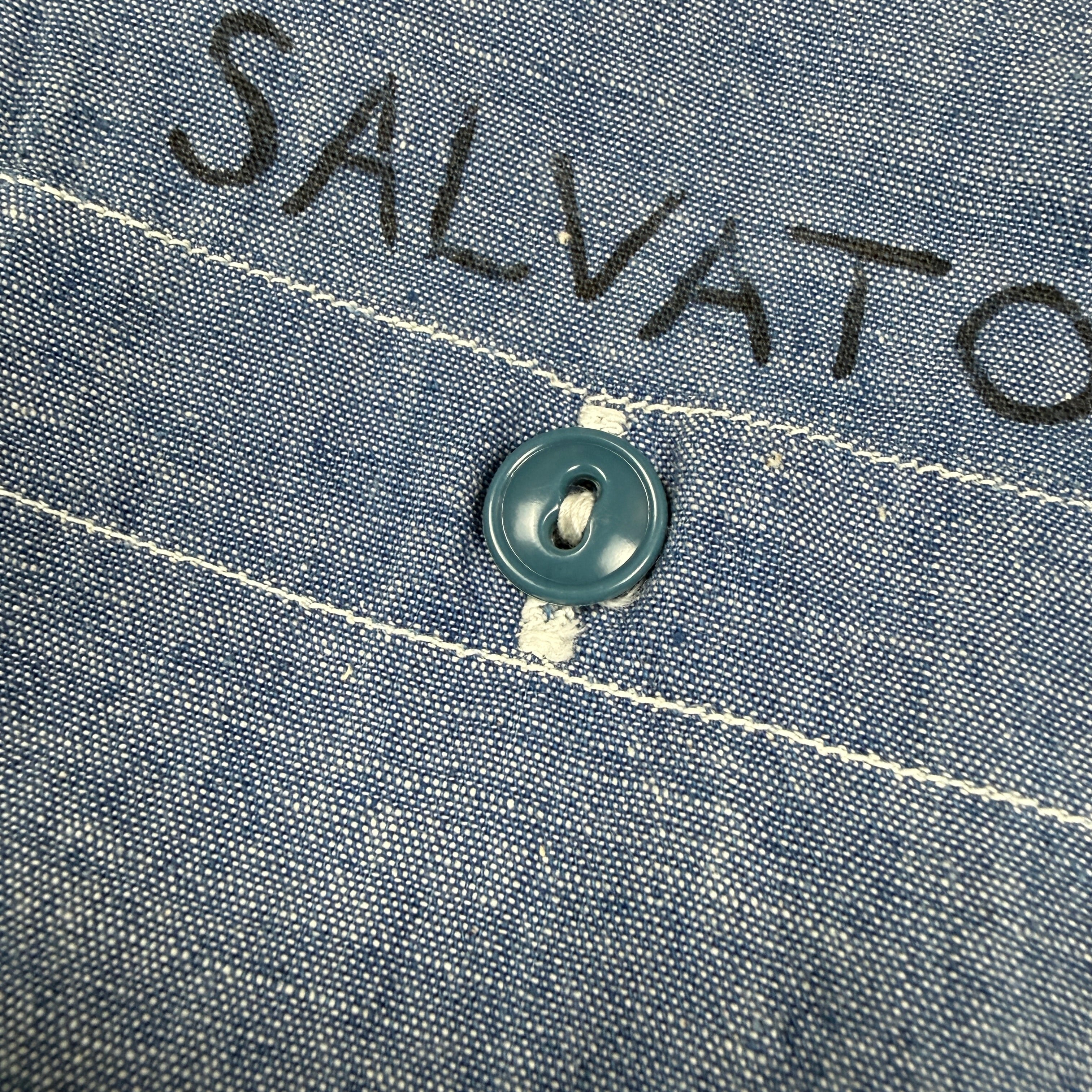 US Navy 1950s Chambray Shirt - Deadstock