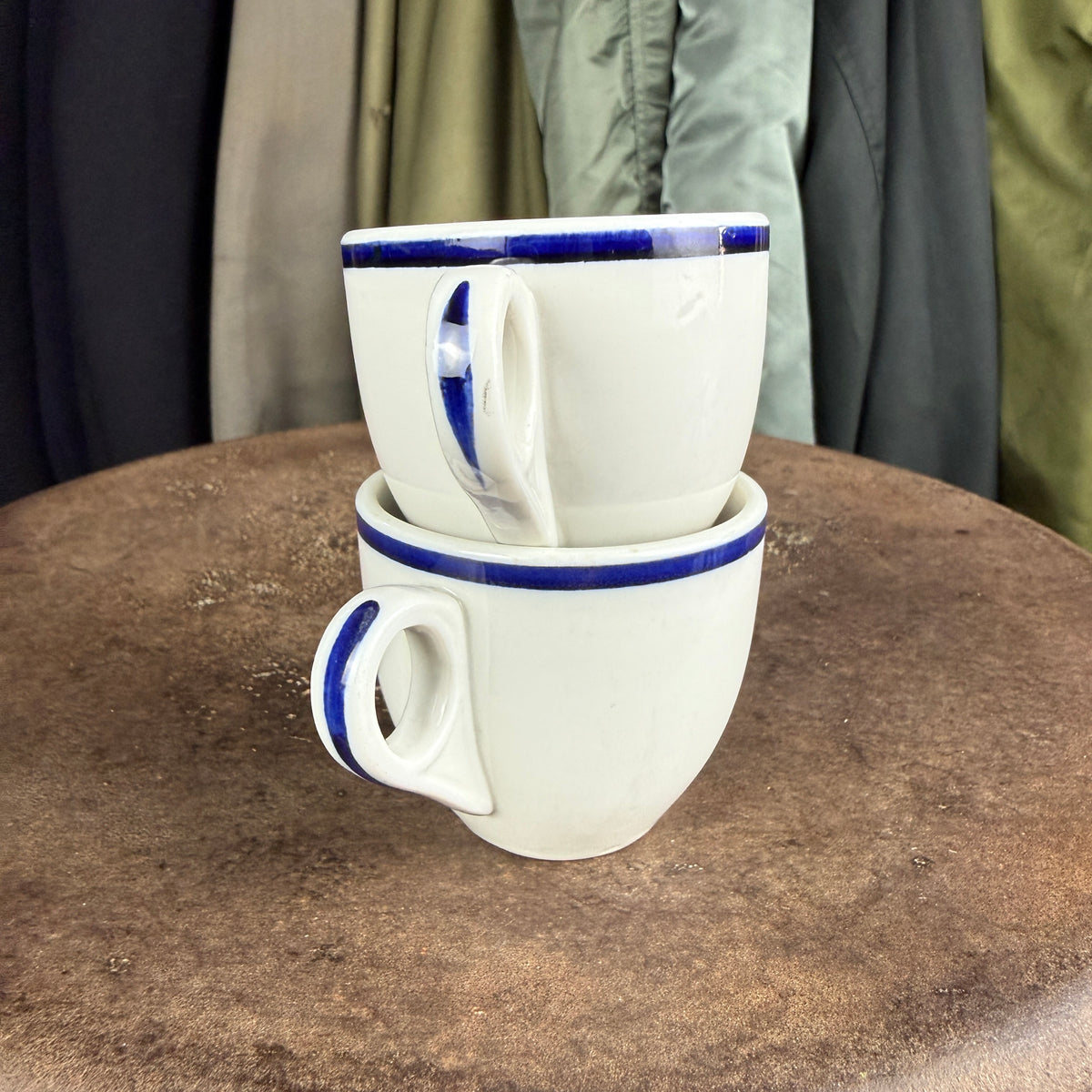 US Navy 1910s-30s Officer's Coffee Pot & Cups