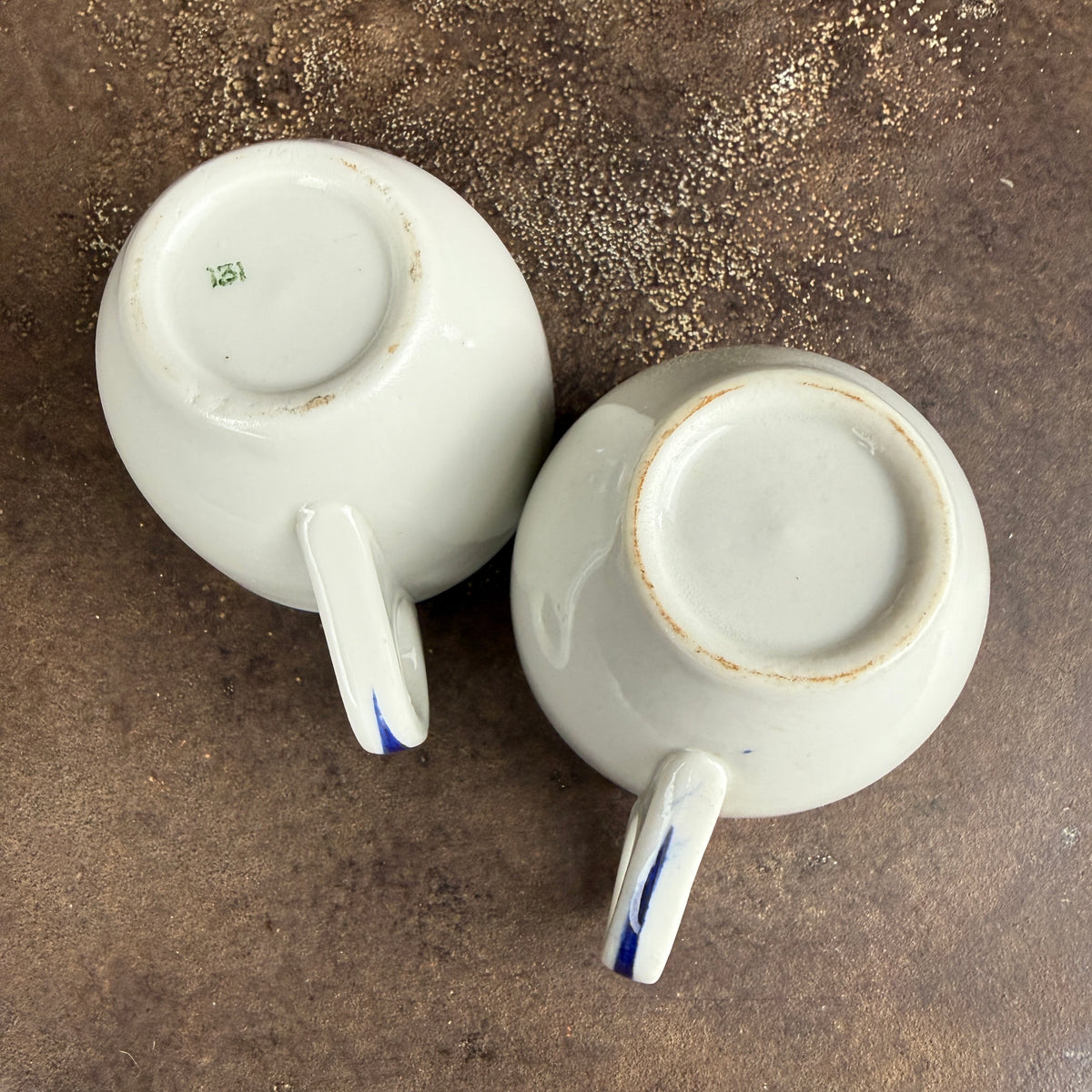 US Navy 1910s-30s Officer's Coffee Pot & Cups