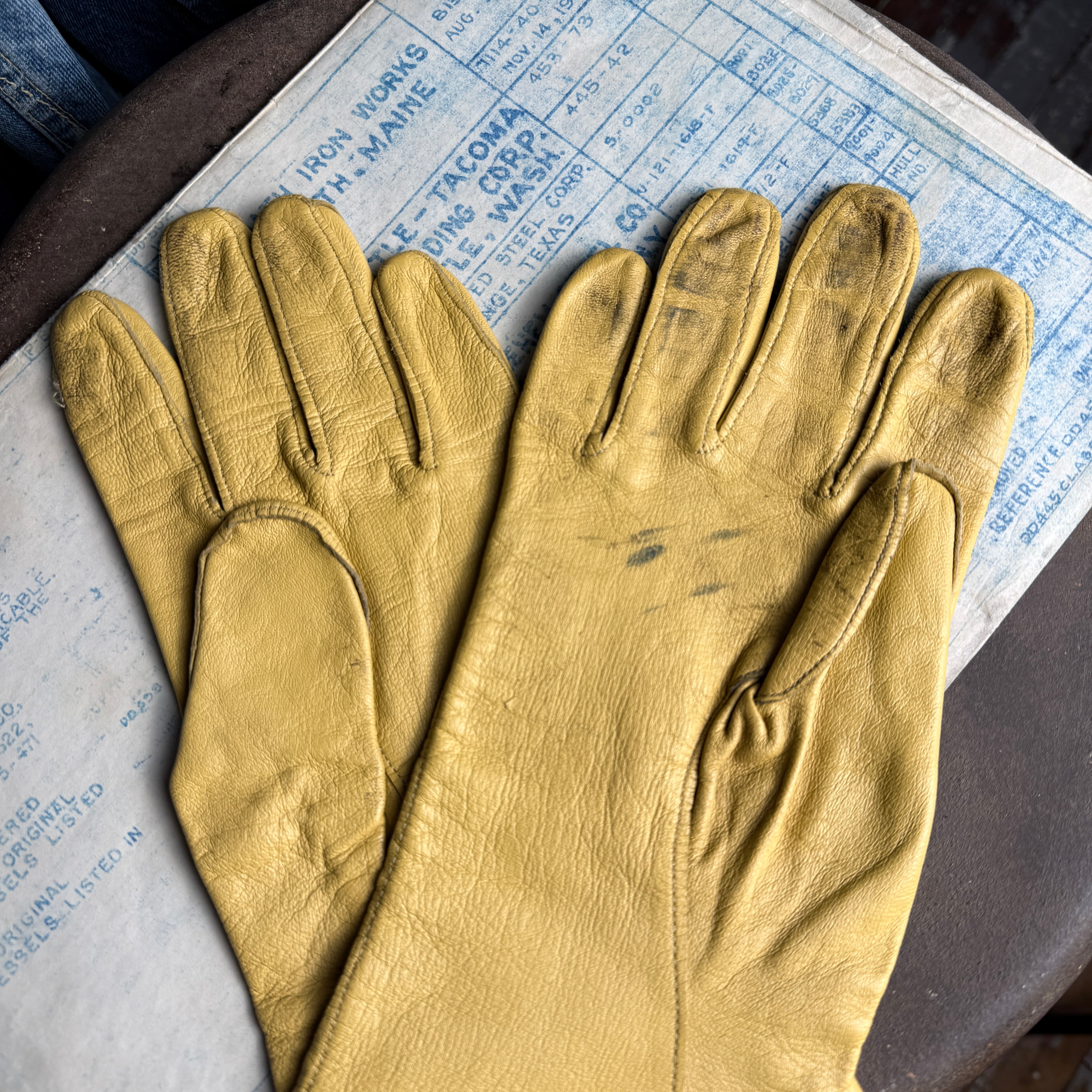 USAF Leather B-3A Flight Gloves