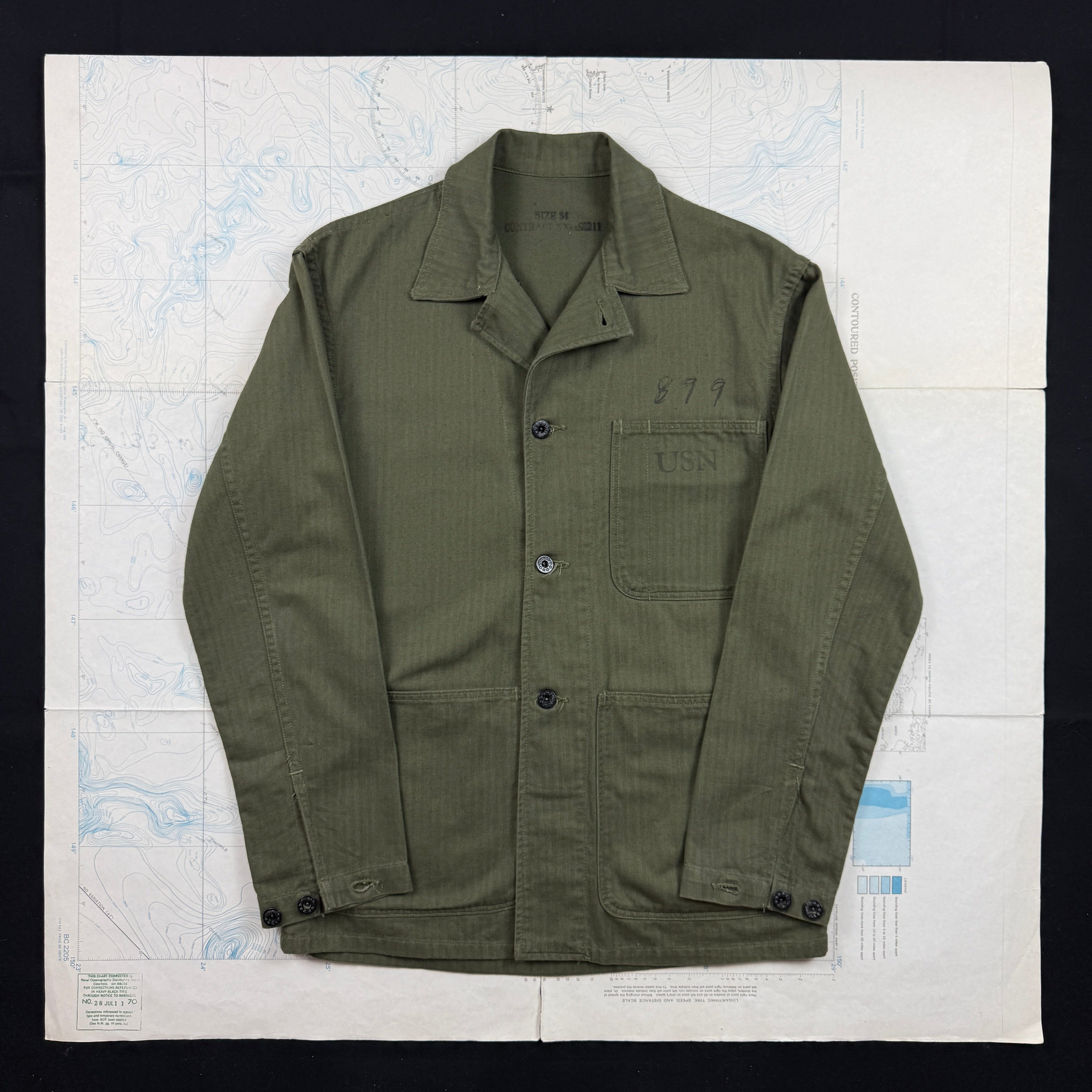 US Navy WW2 N3 Utility Jacket - Mint Condition