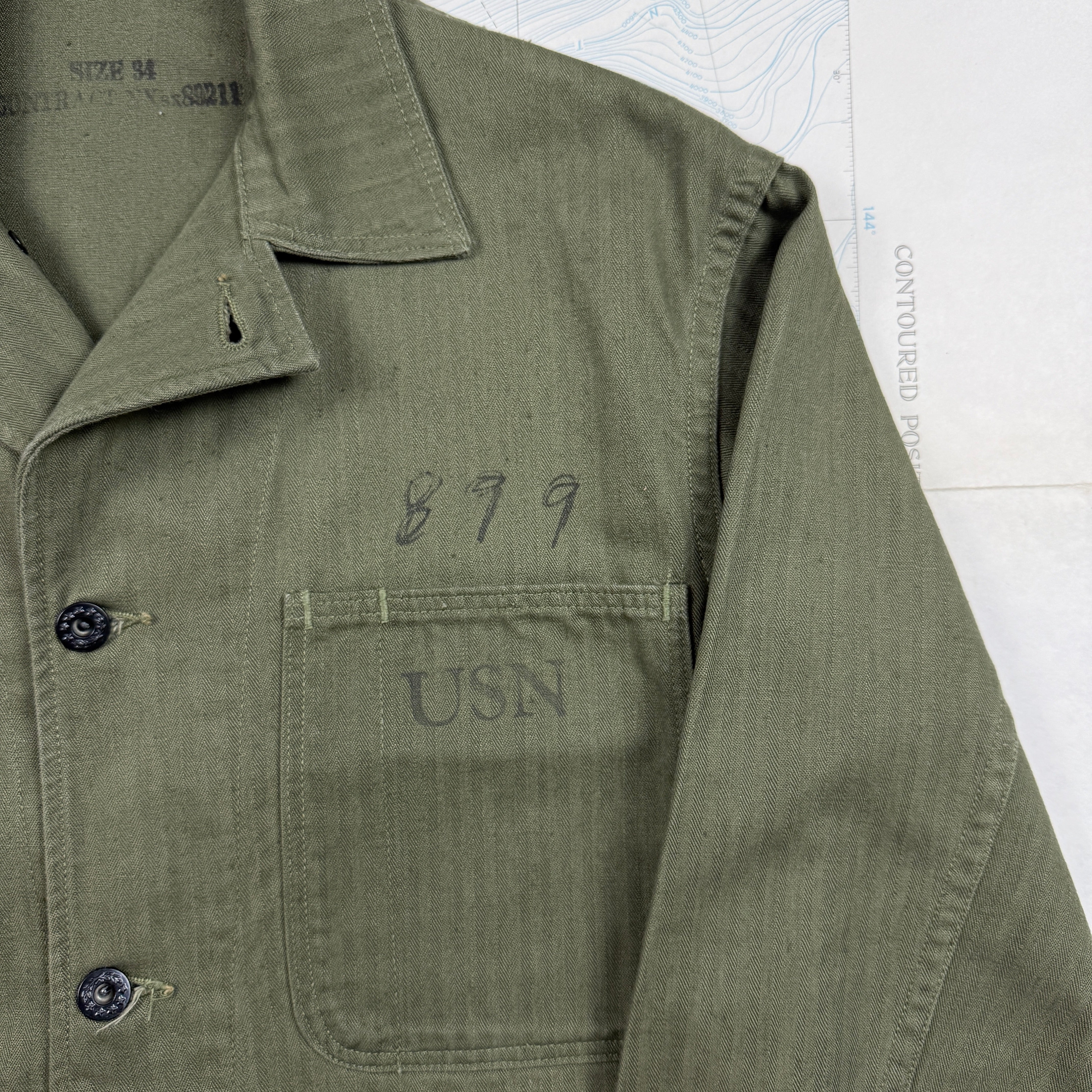 US Navy WW2 N3 Utility Jacket - Mint Condition