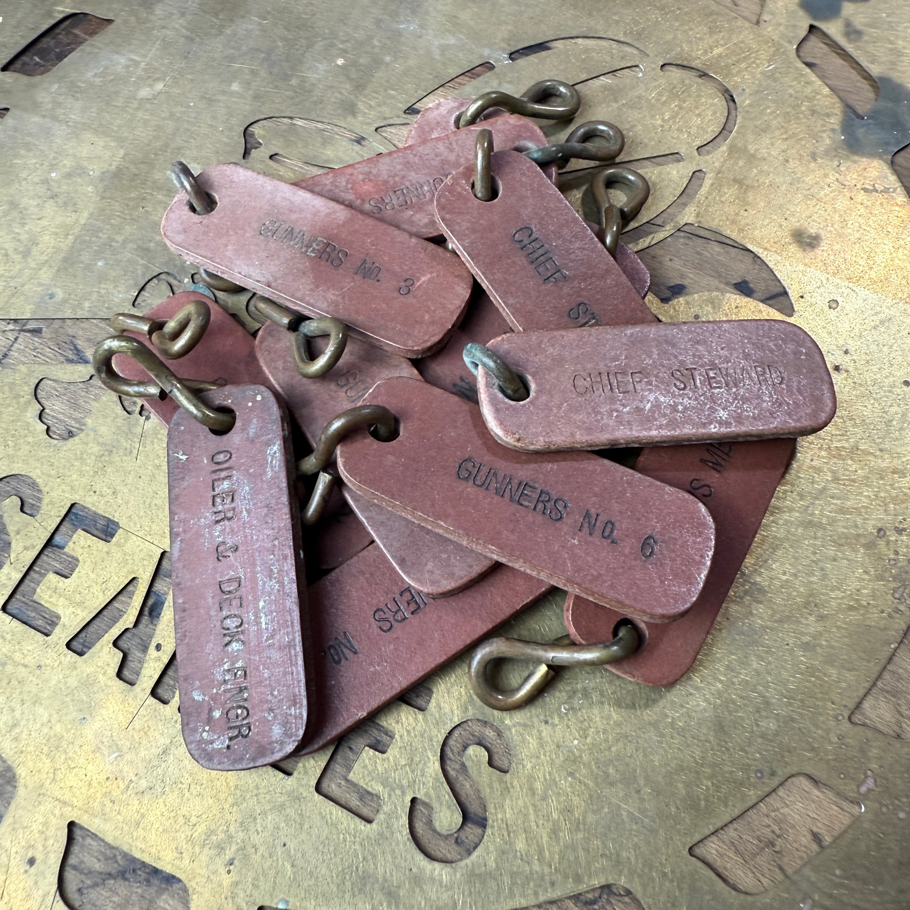 US Navy Pre-WW1 Keyrings