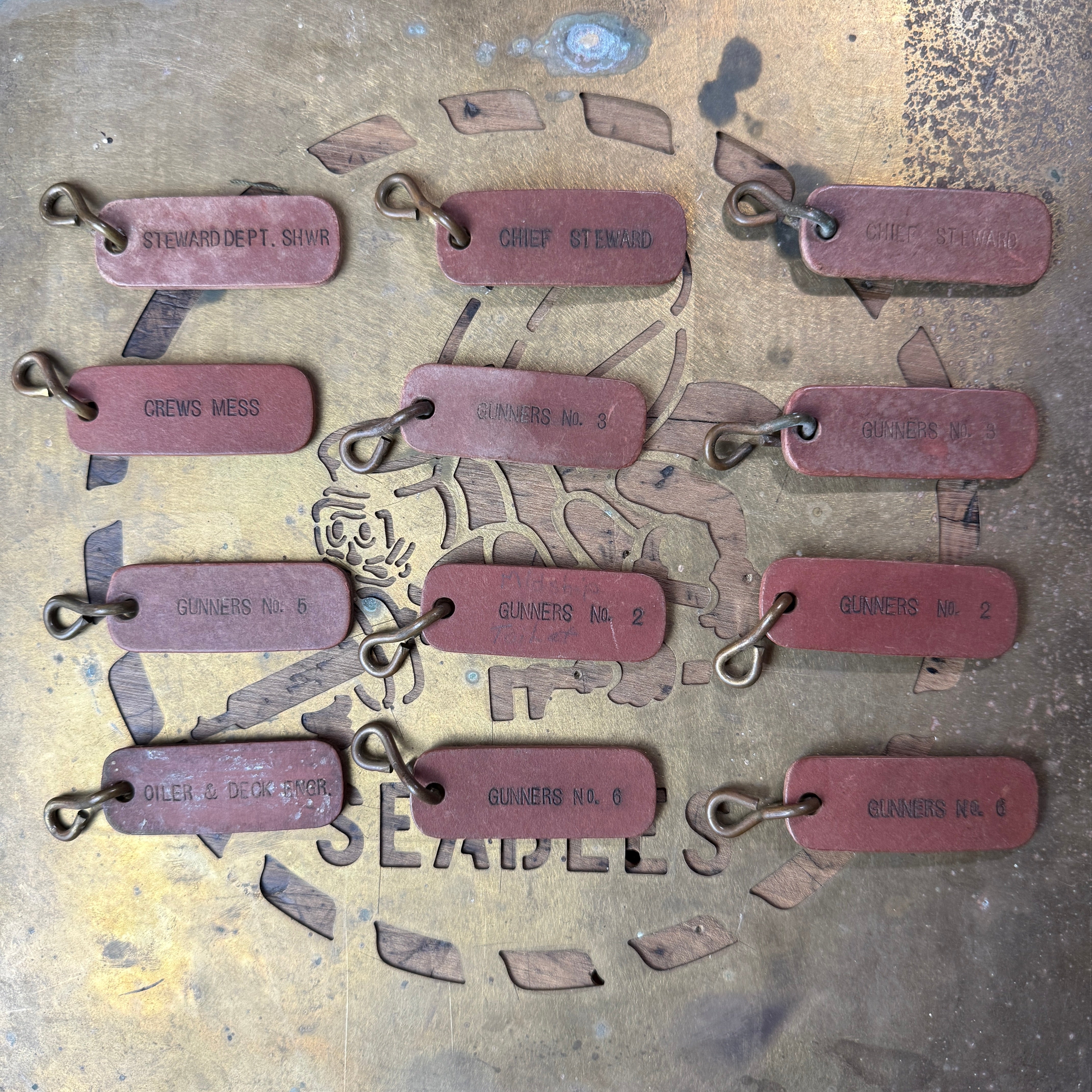 US Navy Pre-WW1 Keyrings