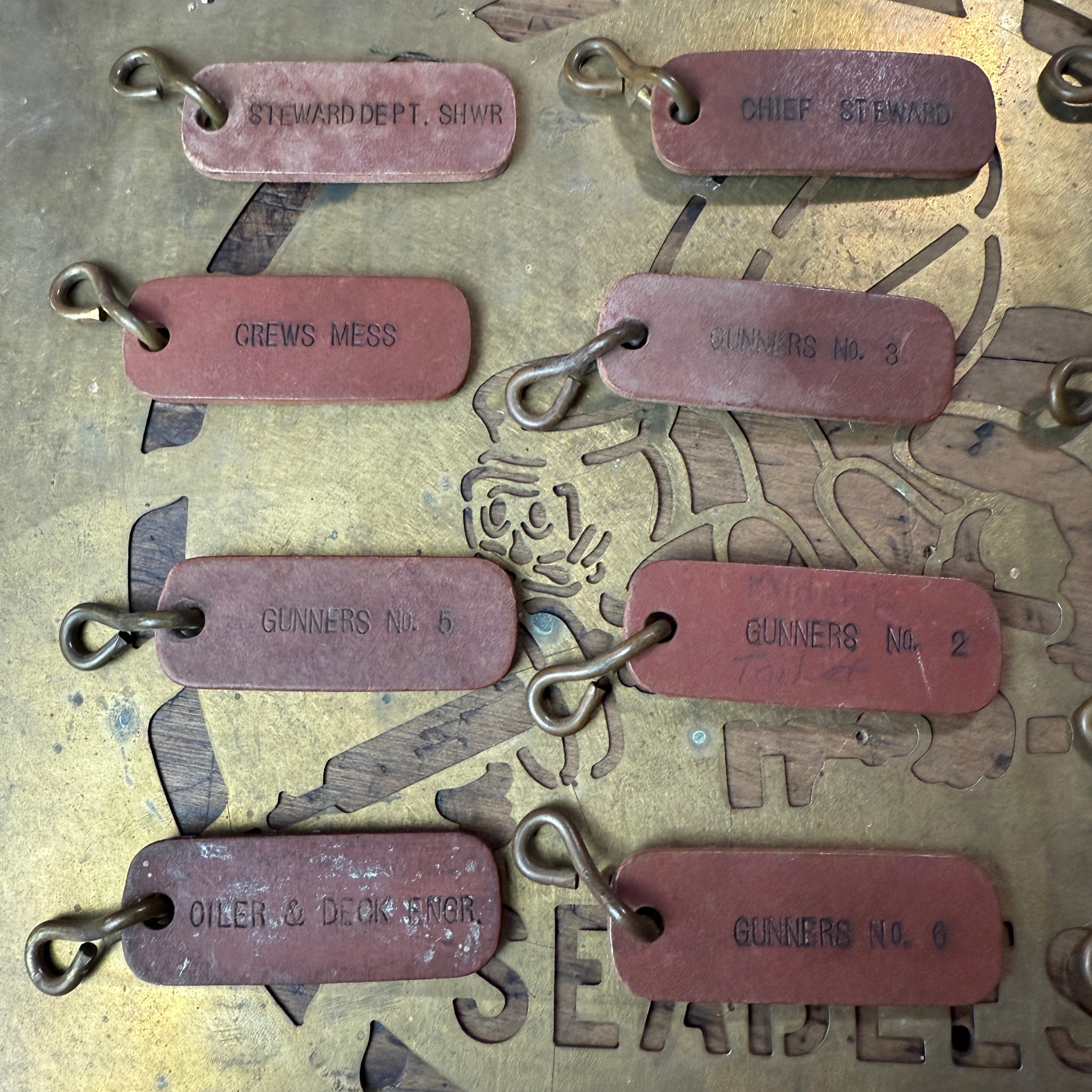 US Navy Pre-WW1 Keyrings