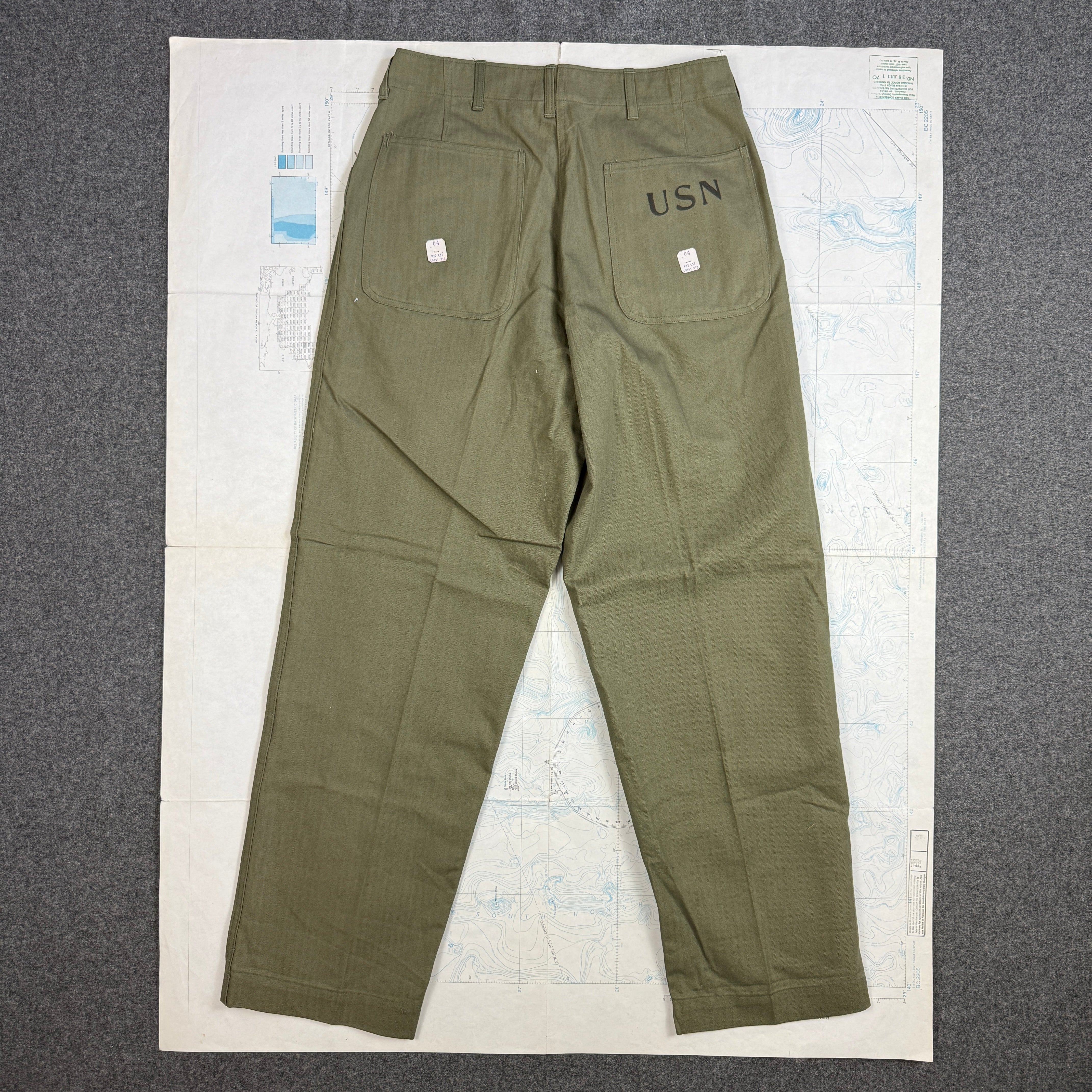 US Navy WW2 N3 Utility Pants - Deadstock