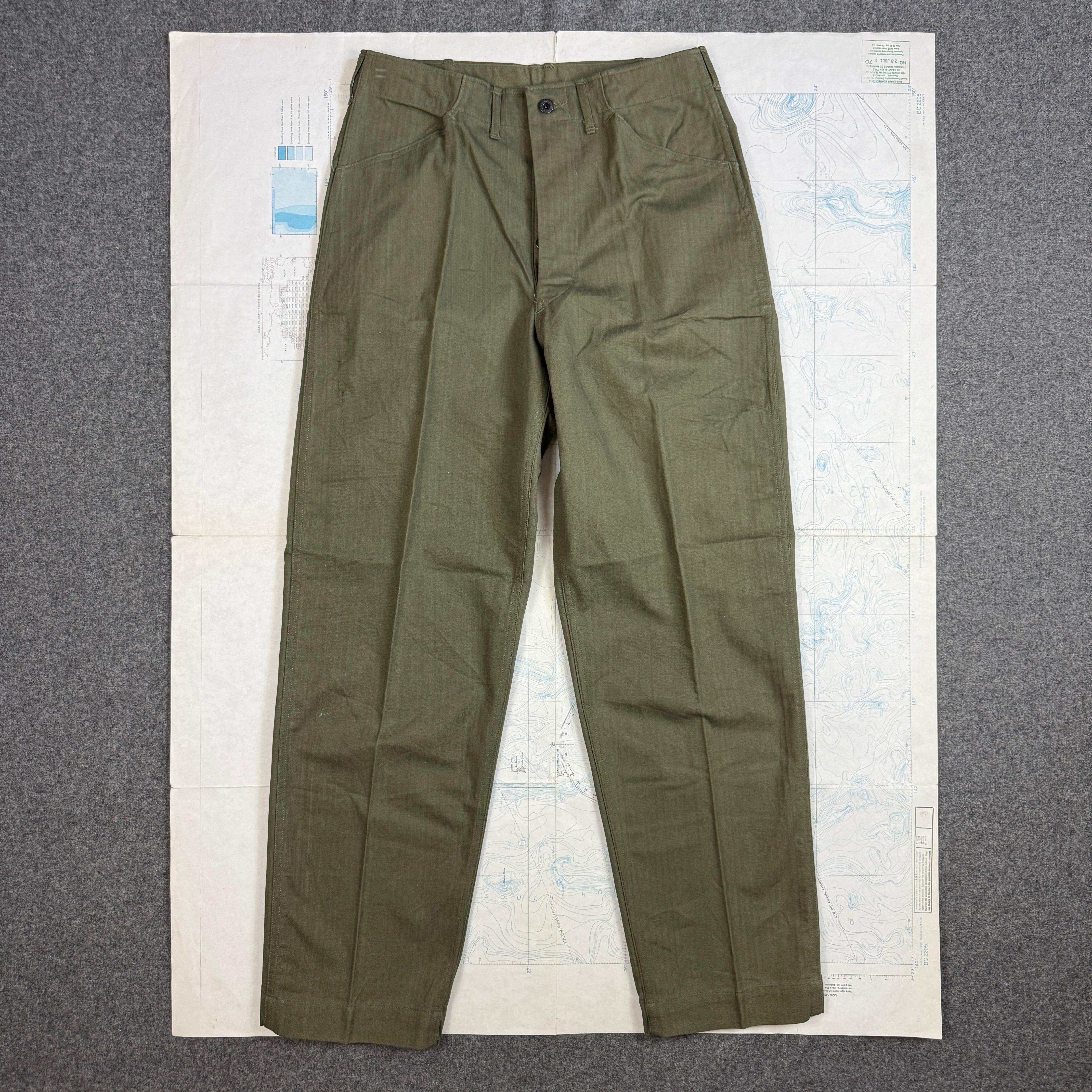 US Navy WW2 N3 Utility Pants - Deadstock