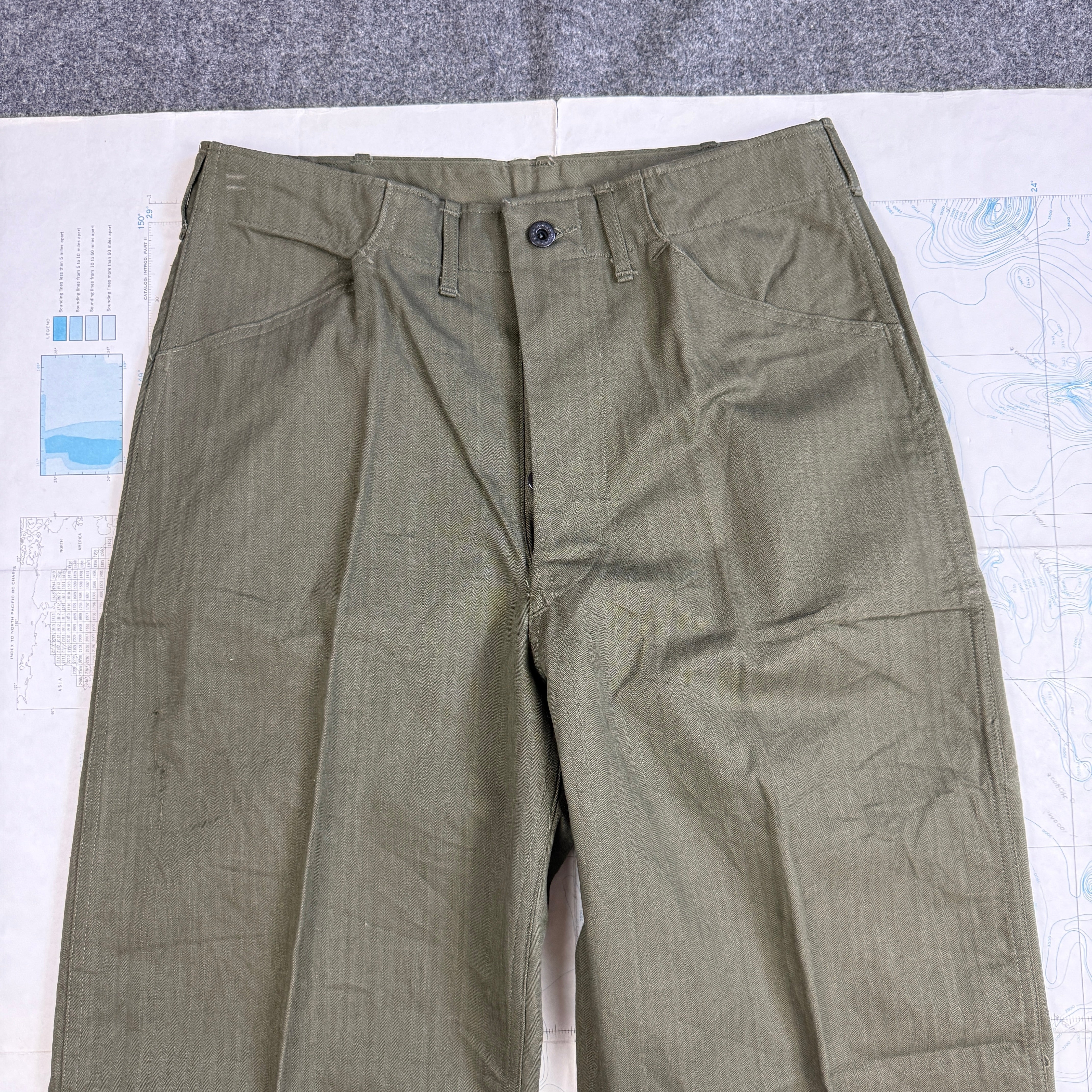 US Navy WW2 N3 Utility Pants - Deadstock