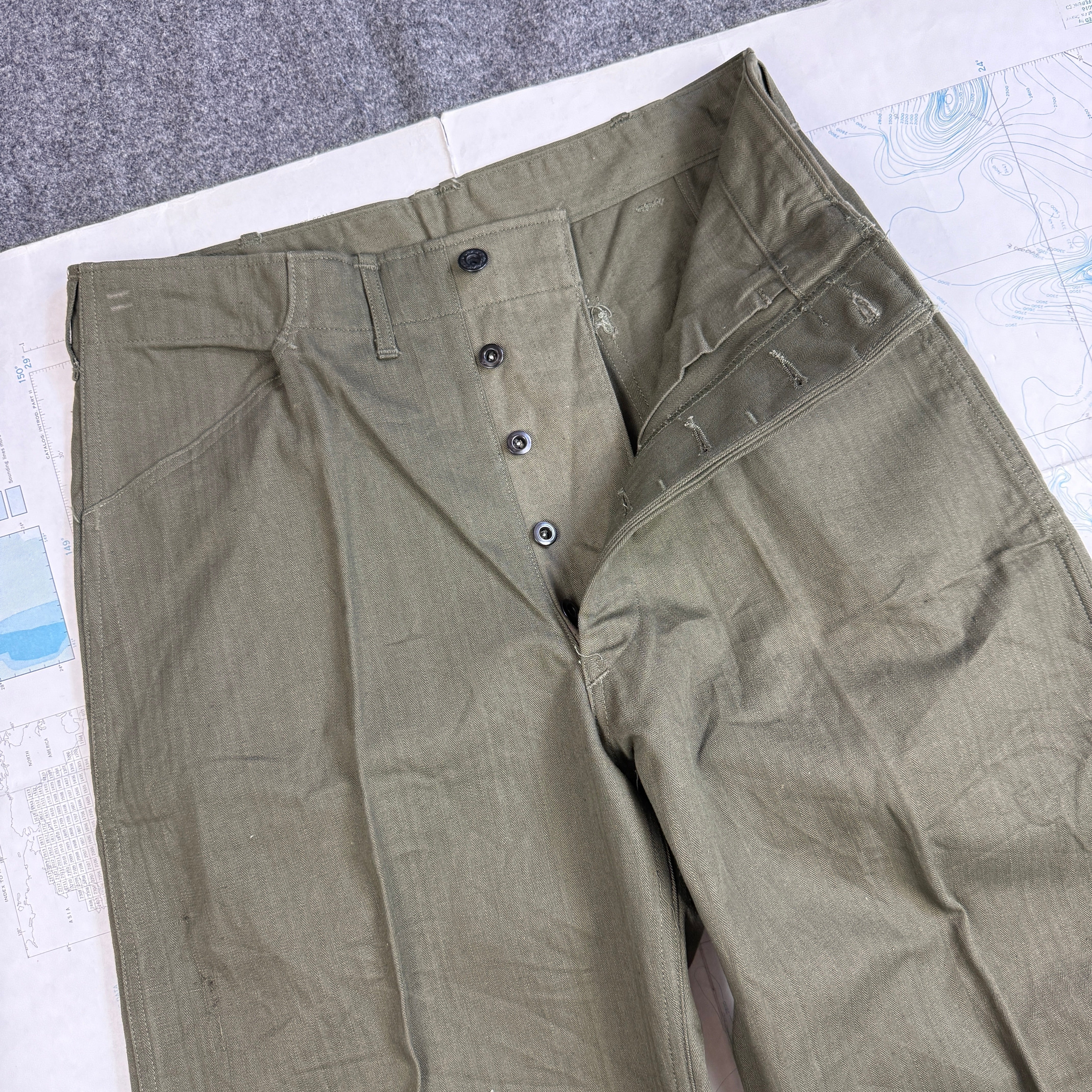 US Navy WW2 N3 Utility Pants - Deadstock