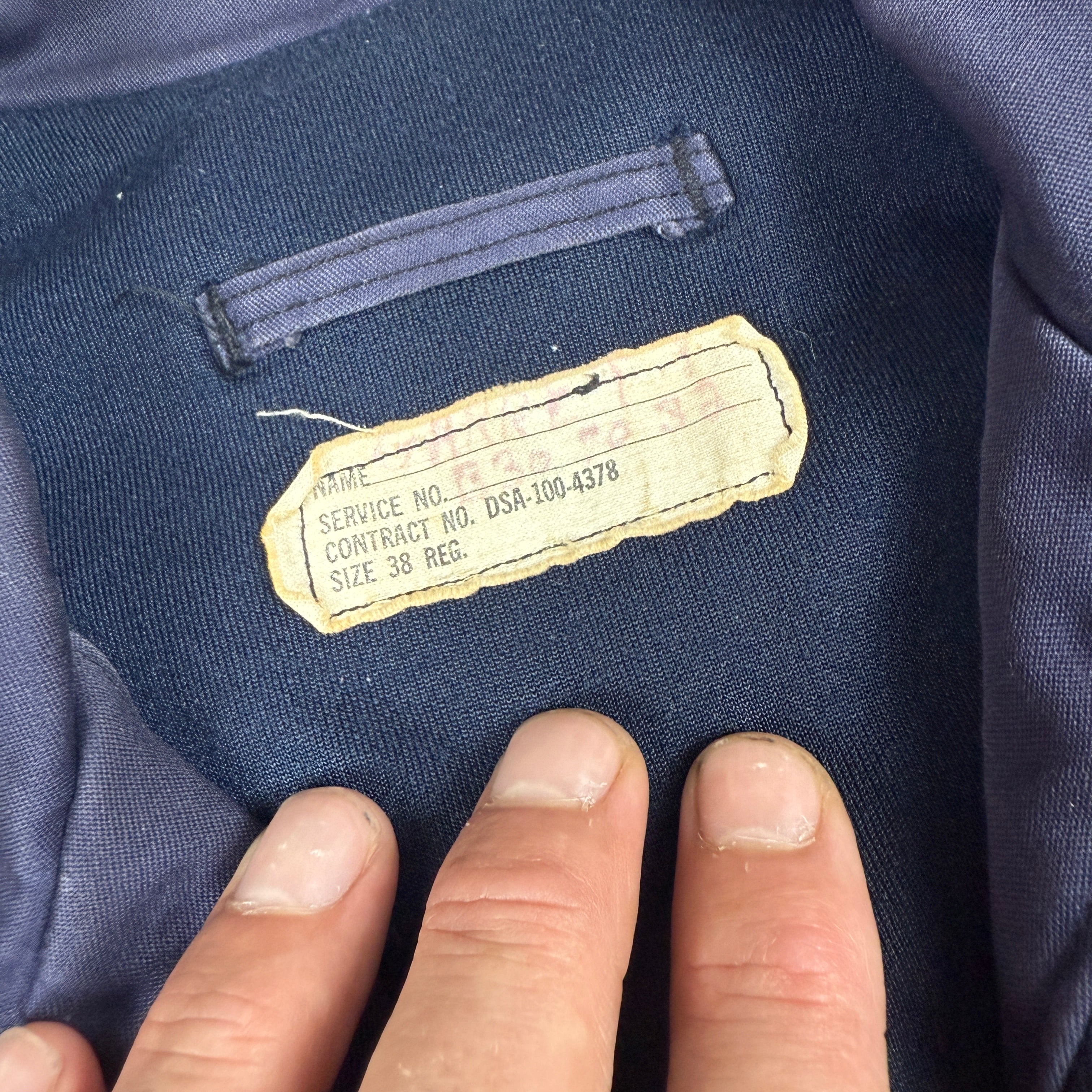 US Navy Vietnam Utility Jacket Patched