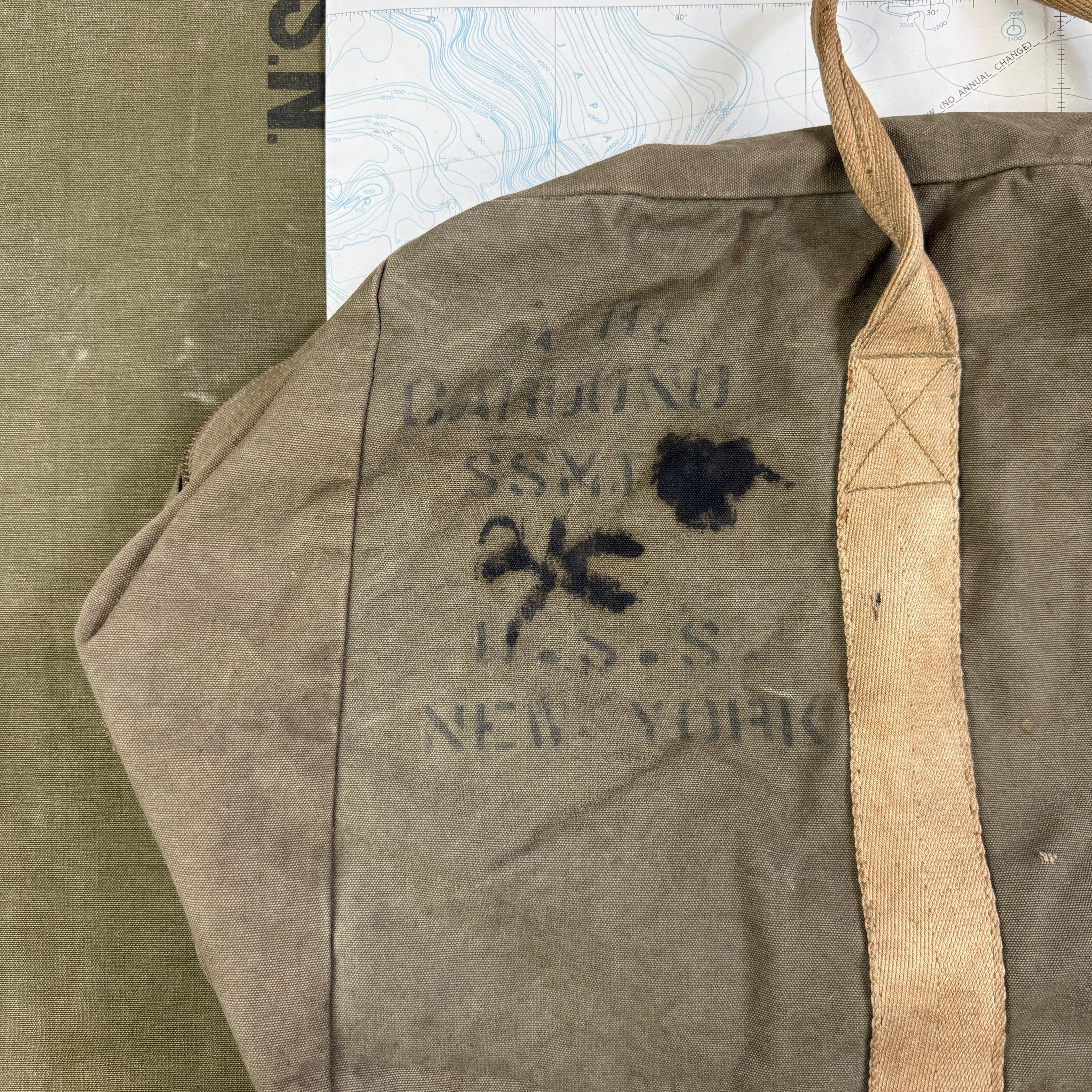 US Navy USS New York Parachute Bag