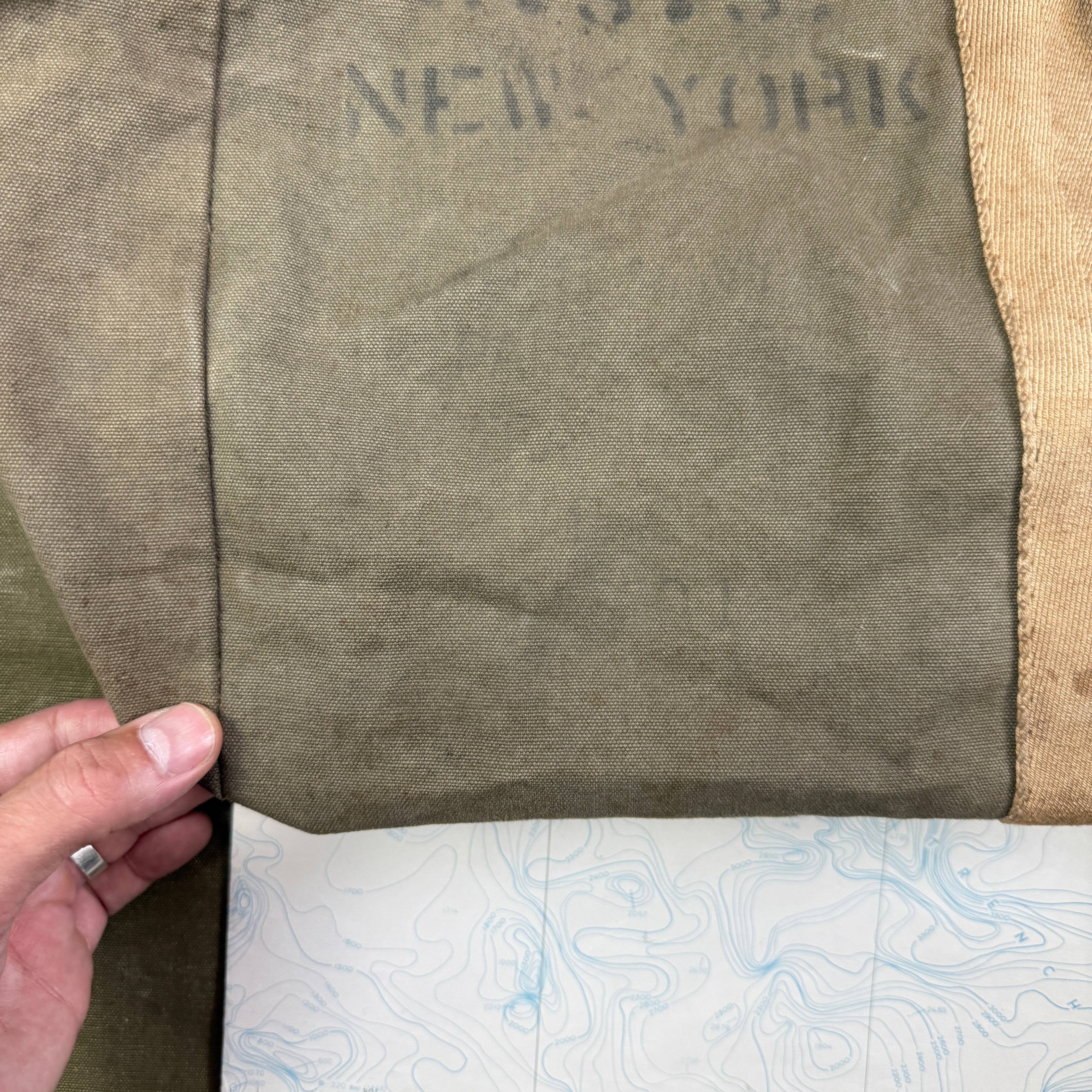 US Navy USS New York Parachute Bag