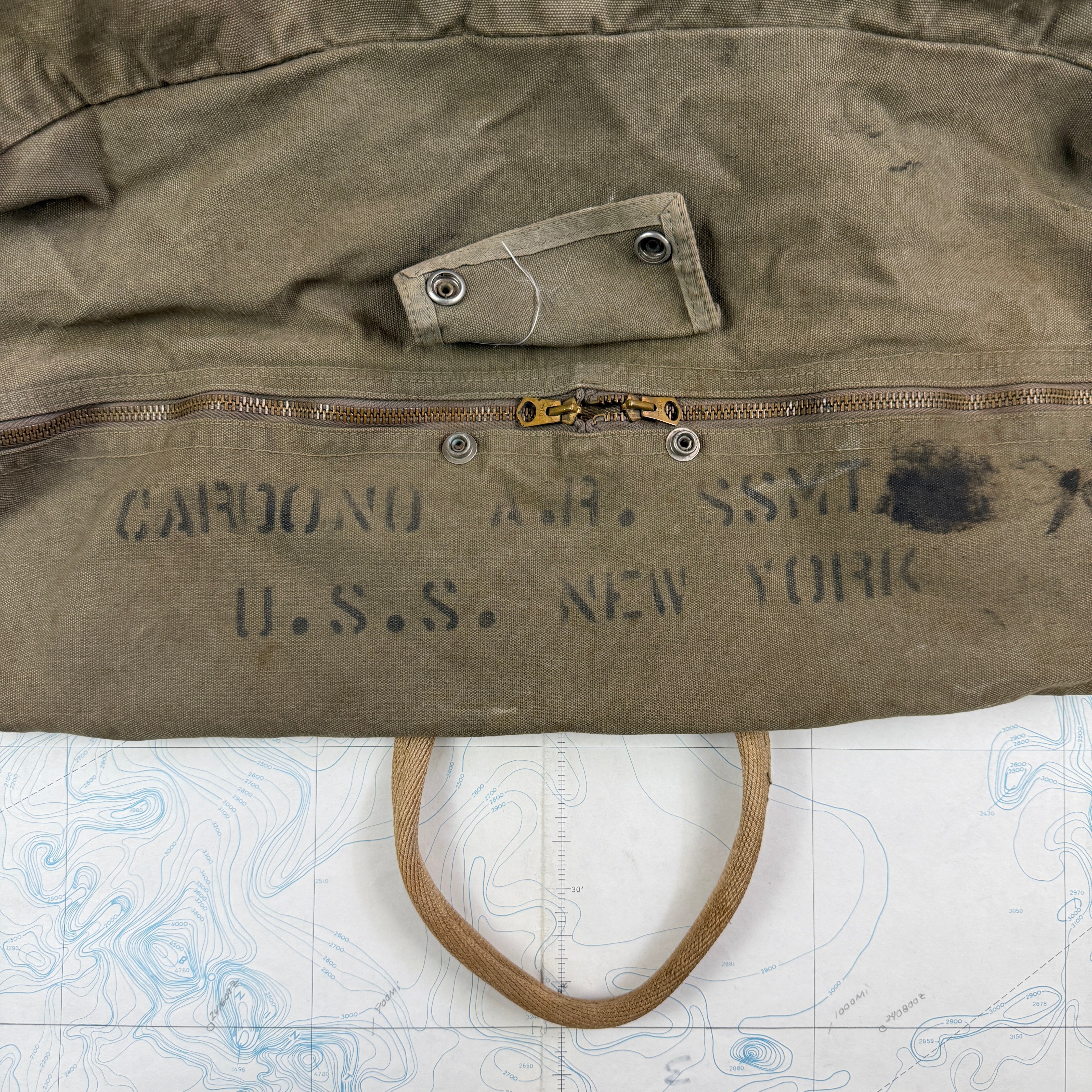 US Navy USS New York Parachute Bag