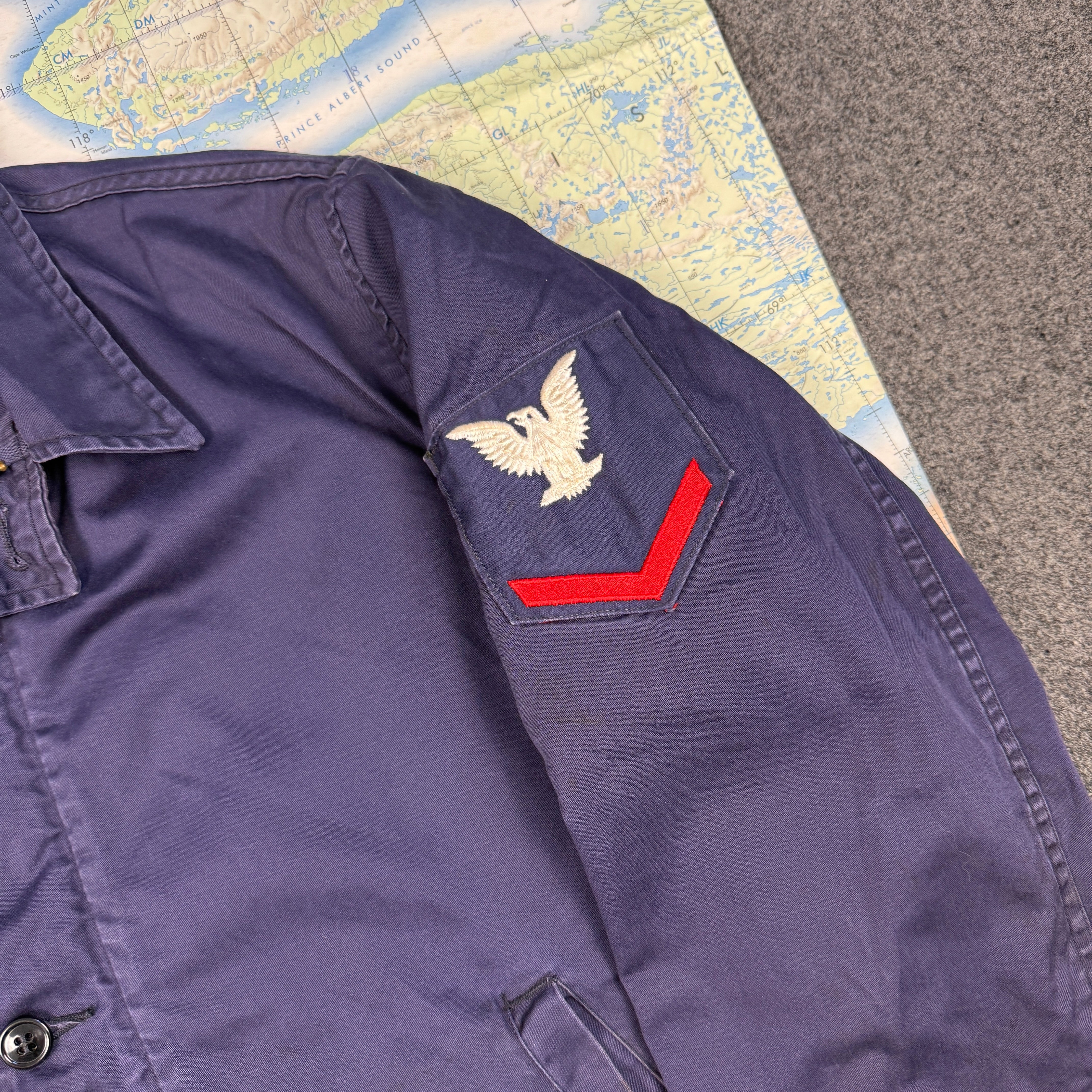 US Navy Vietnam Utility Jacket Patched