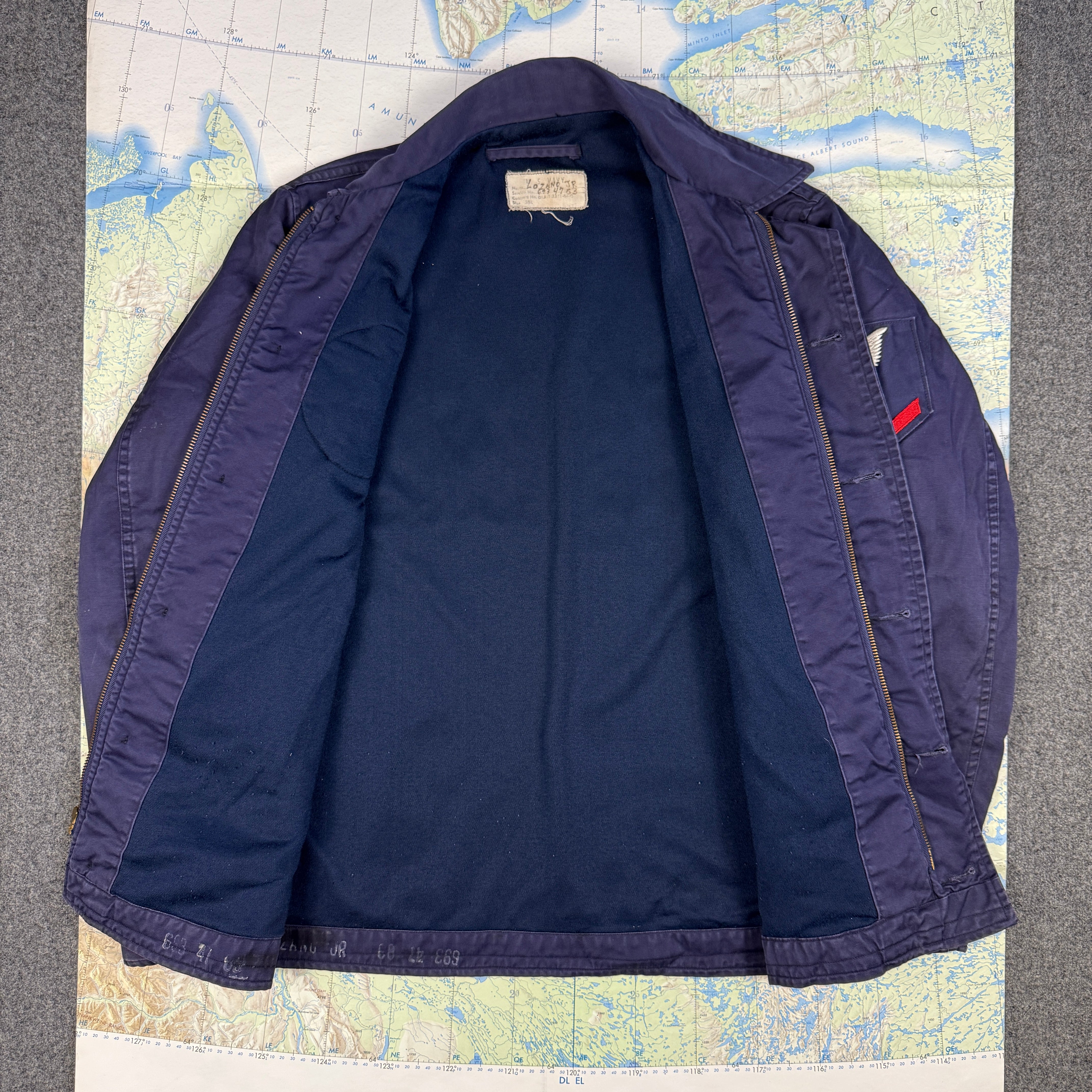 US Navy Vietnam Utility Jacket Patched
