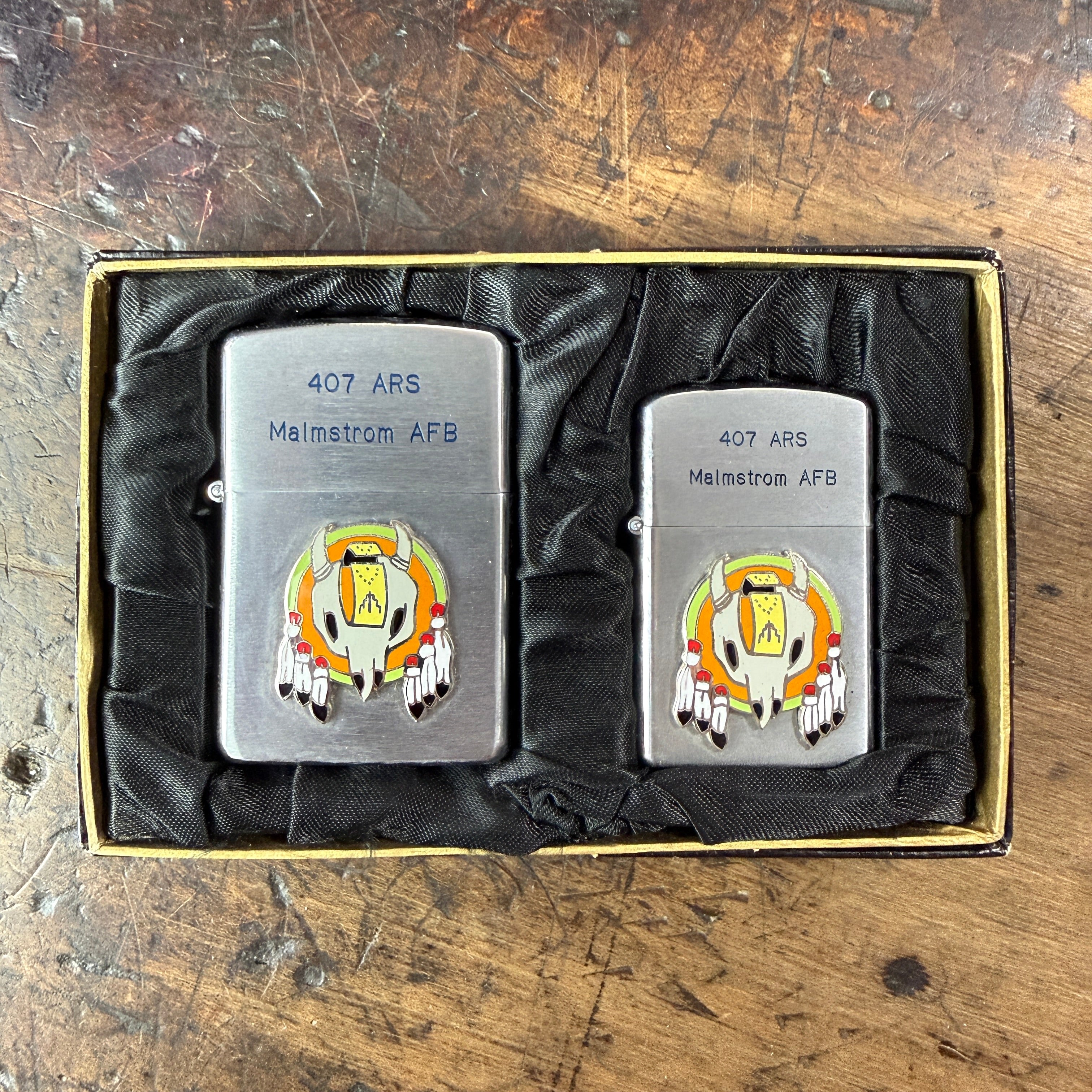 USAF 407th ARS Vulcan Lighter Set - Deadstock