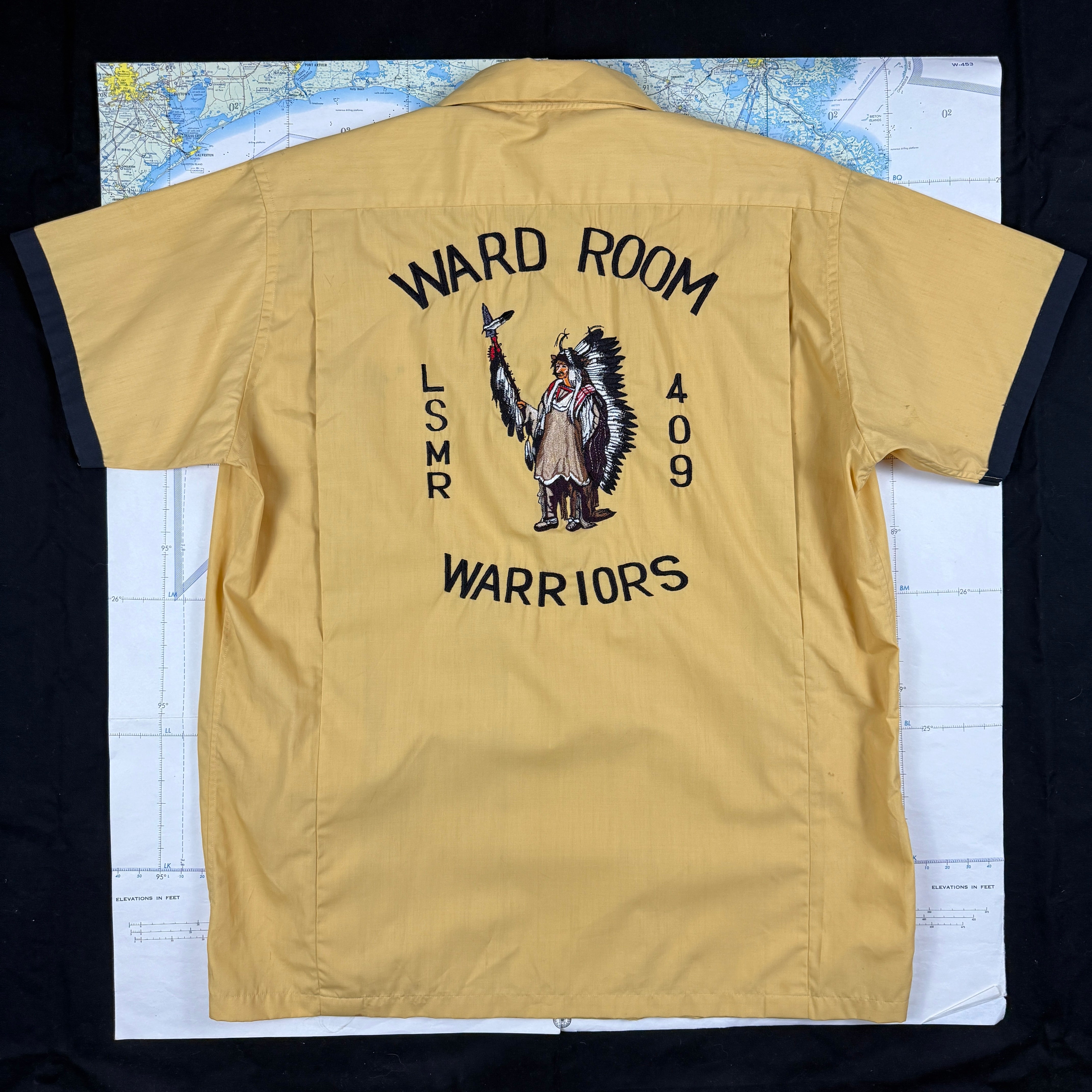 US Navy 1960s Indian Chief Bowling Shirt