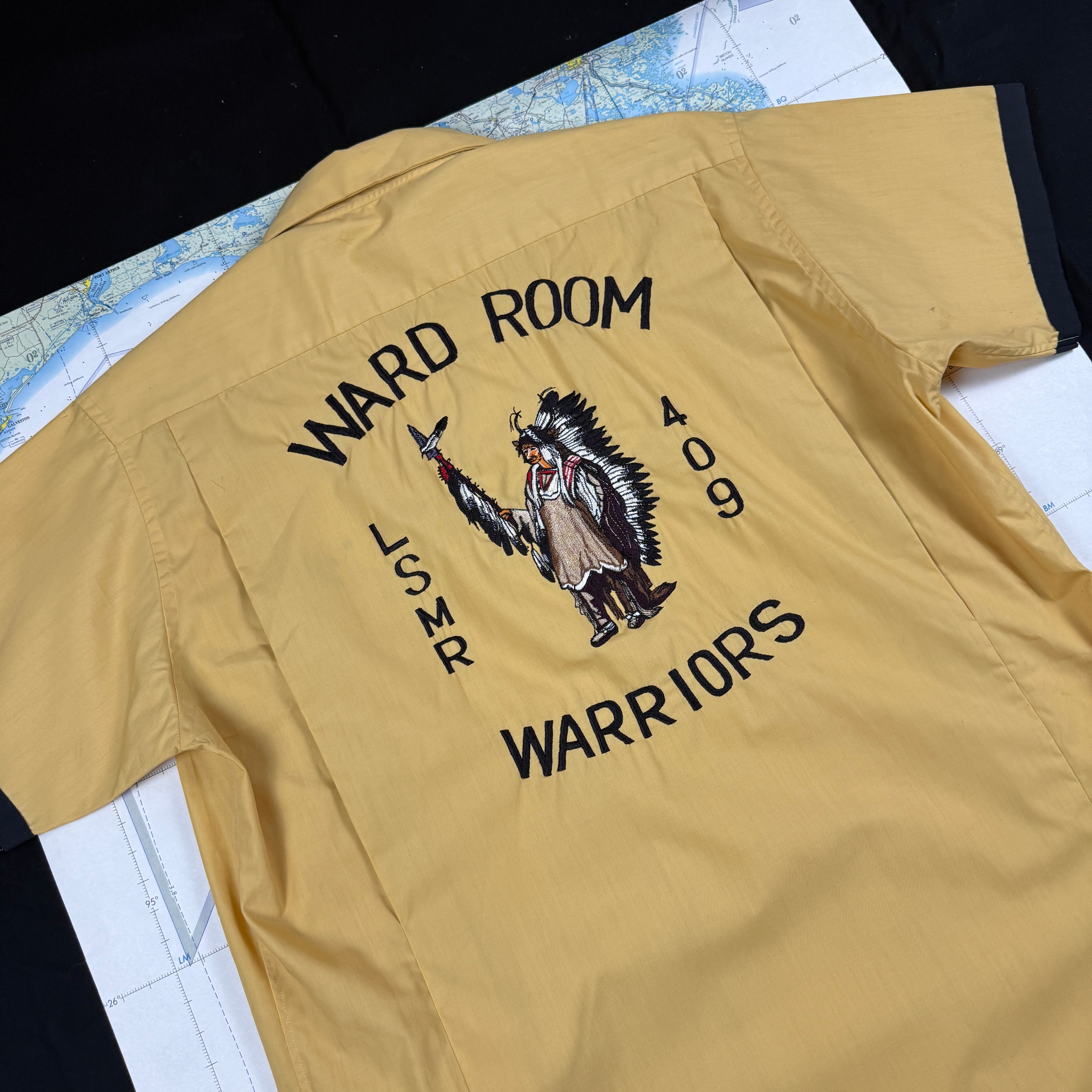 US Navy 1960s Indian Chief Bowling Shirt