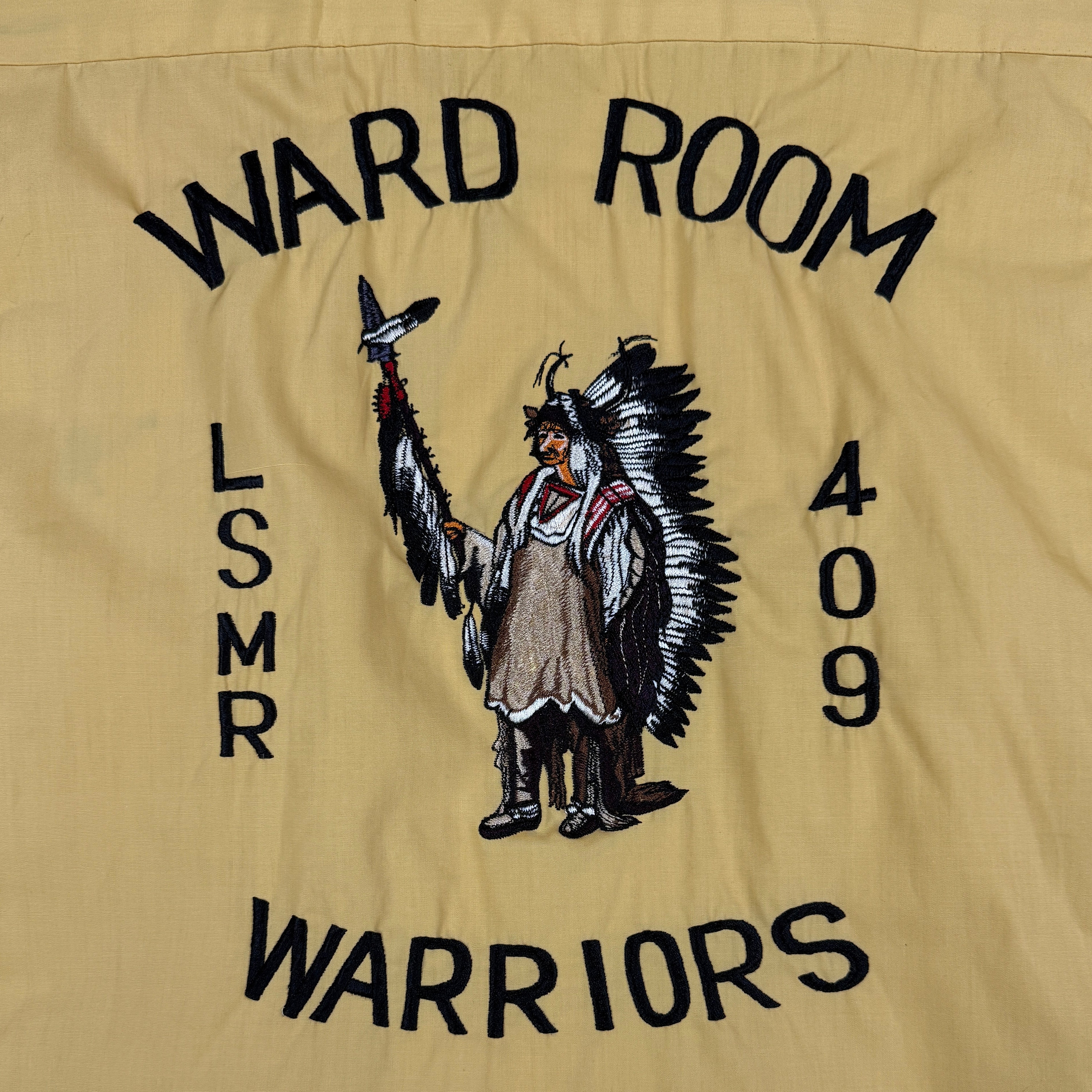 US Navy 1960s Indian Chief Bowling Shirt