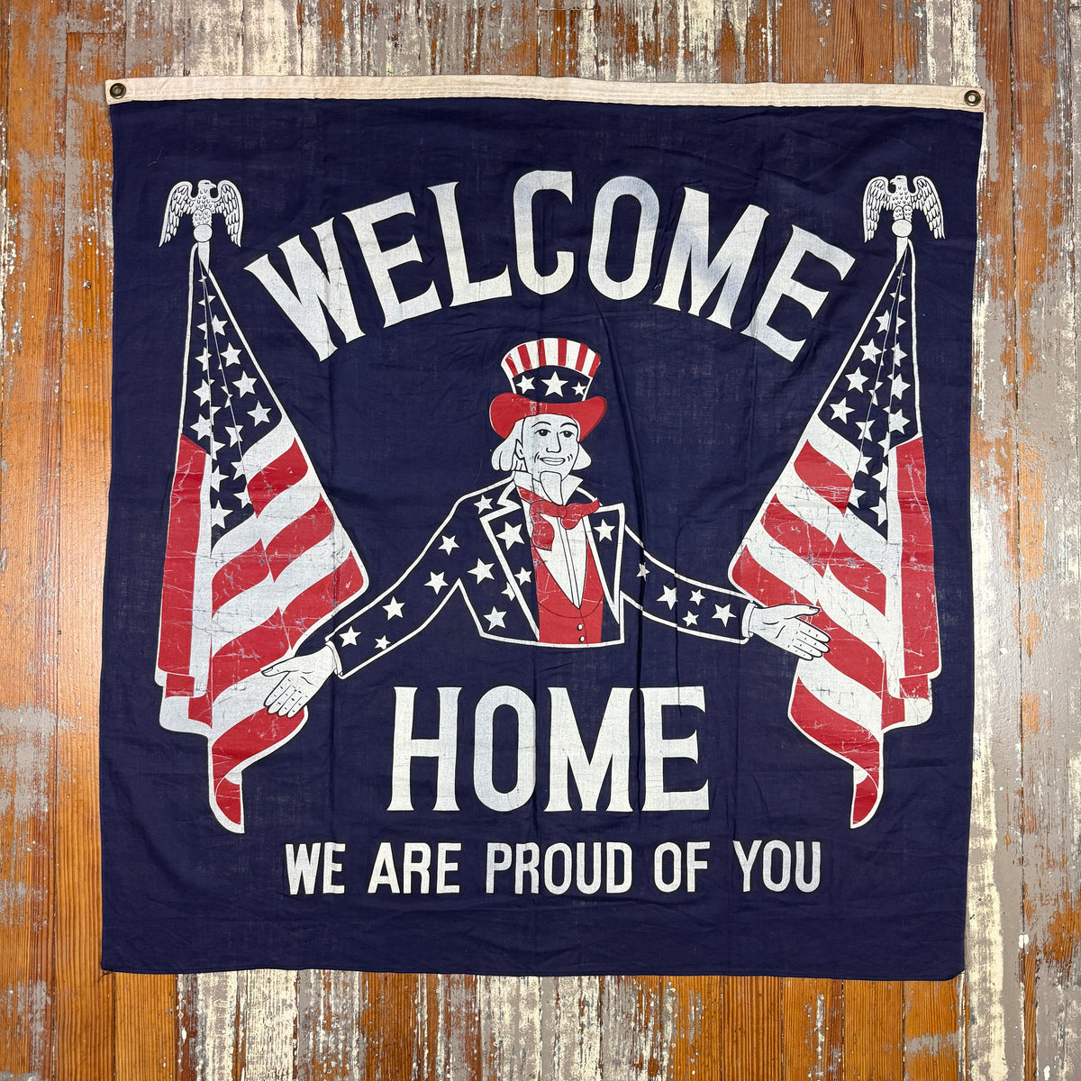 Uncle Sam WW2 Welcome Home Banner