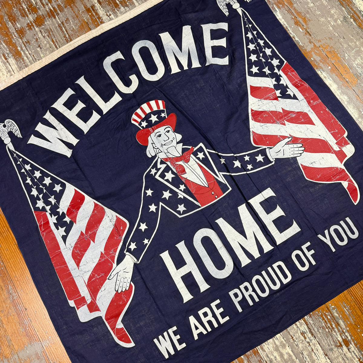 Uncle Sam WW2 Welcome Home Banner