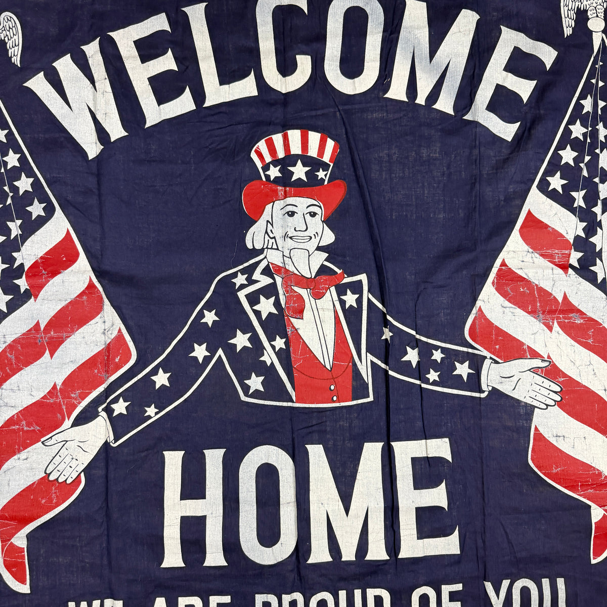 Uncle Sam WW2 Welcome Home Banner