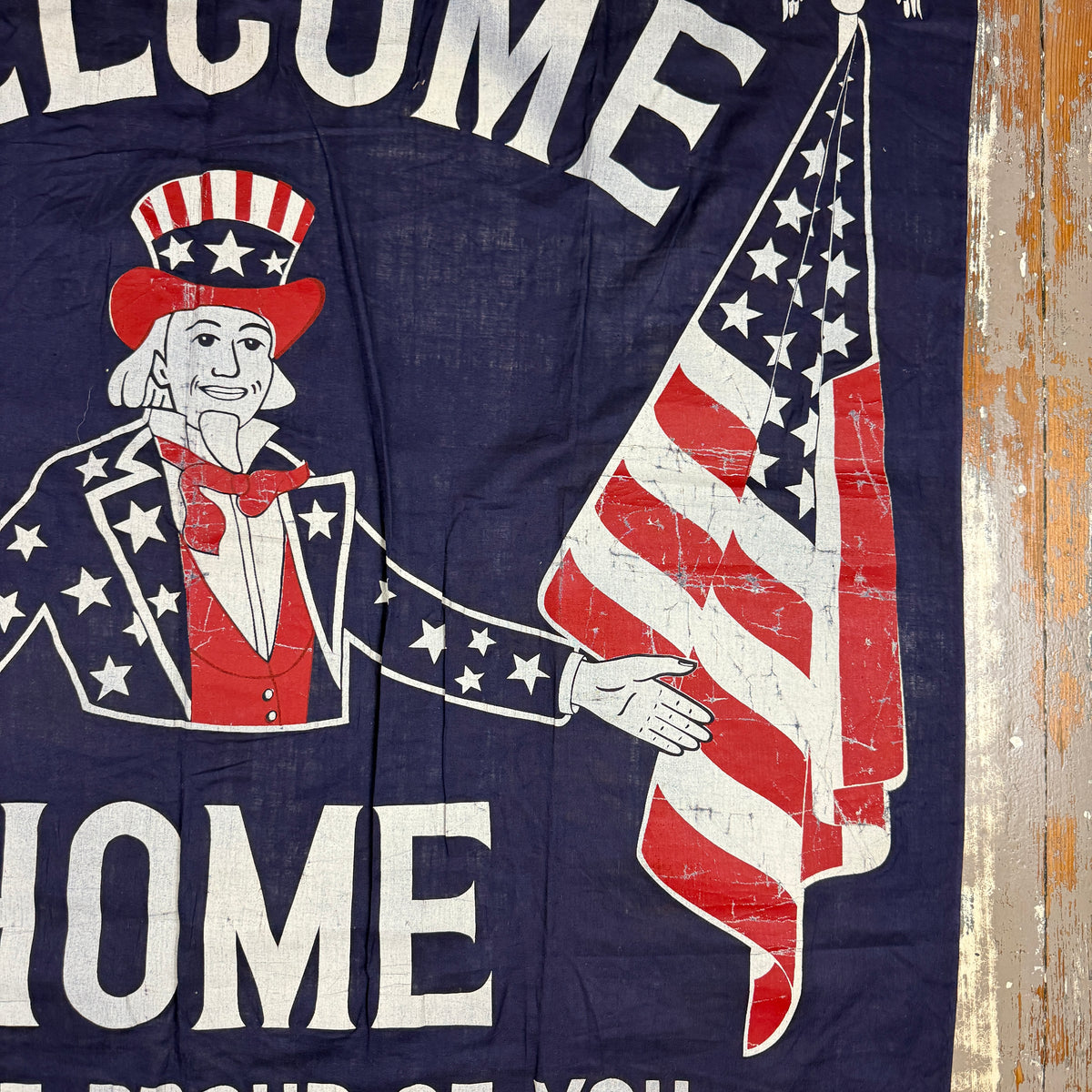 Uncle Sam WW2 Welcome Home Banner