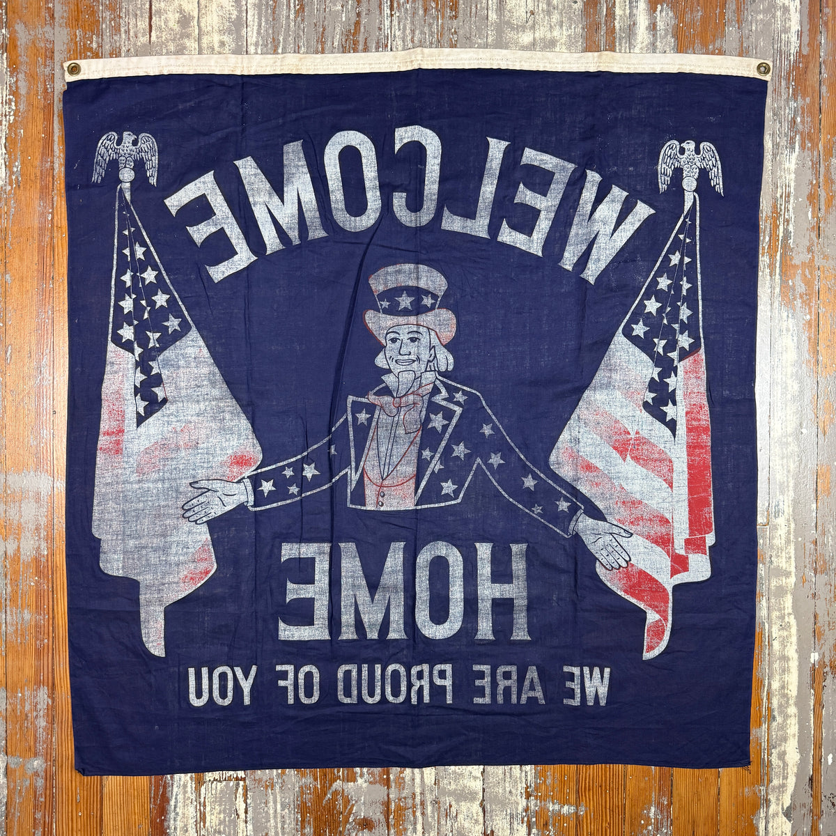 Uncle Sam WW2 Welcome Home Banner