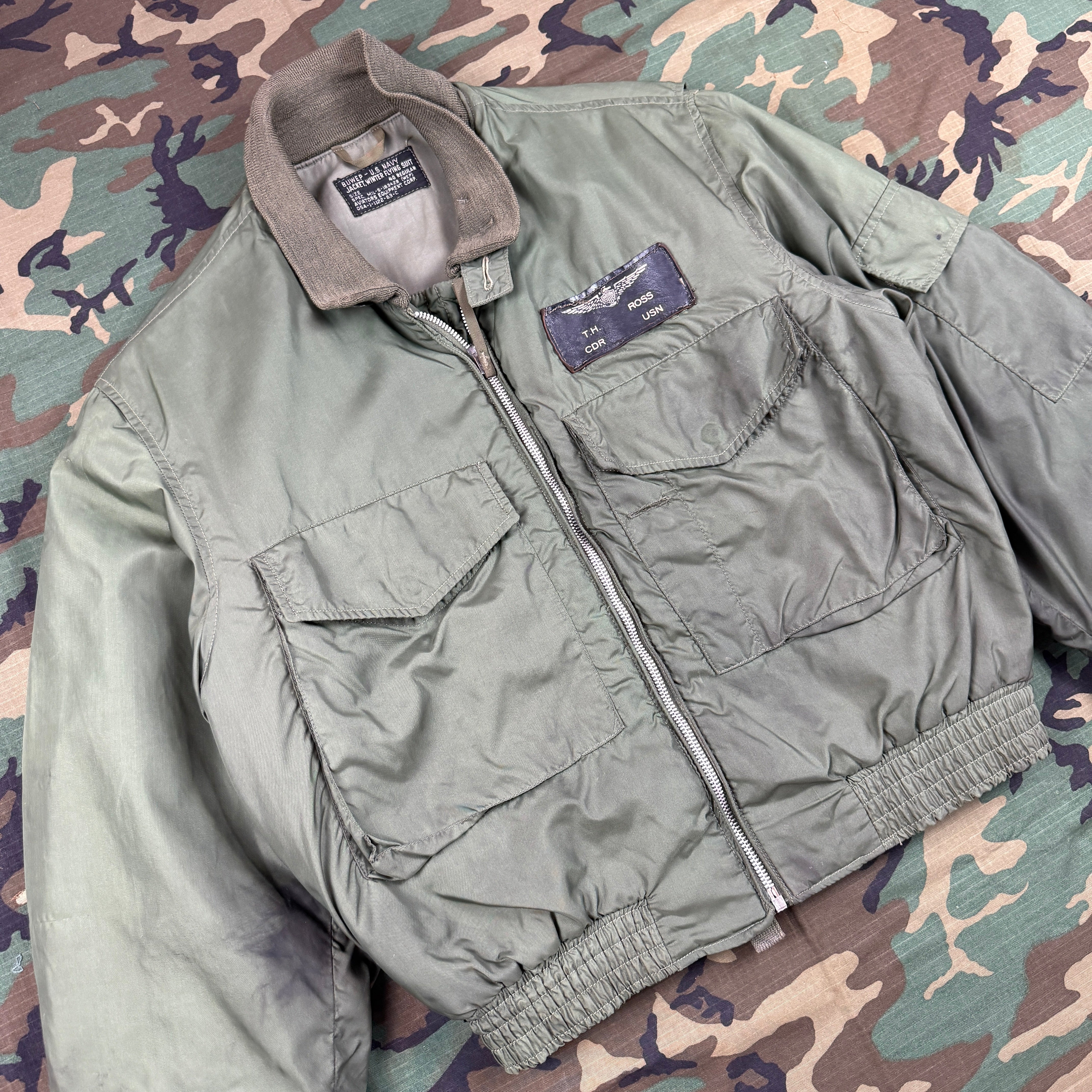 US Navy 1963 Winter Flying "WEP" Jacket - Very good Condition