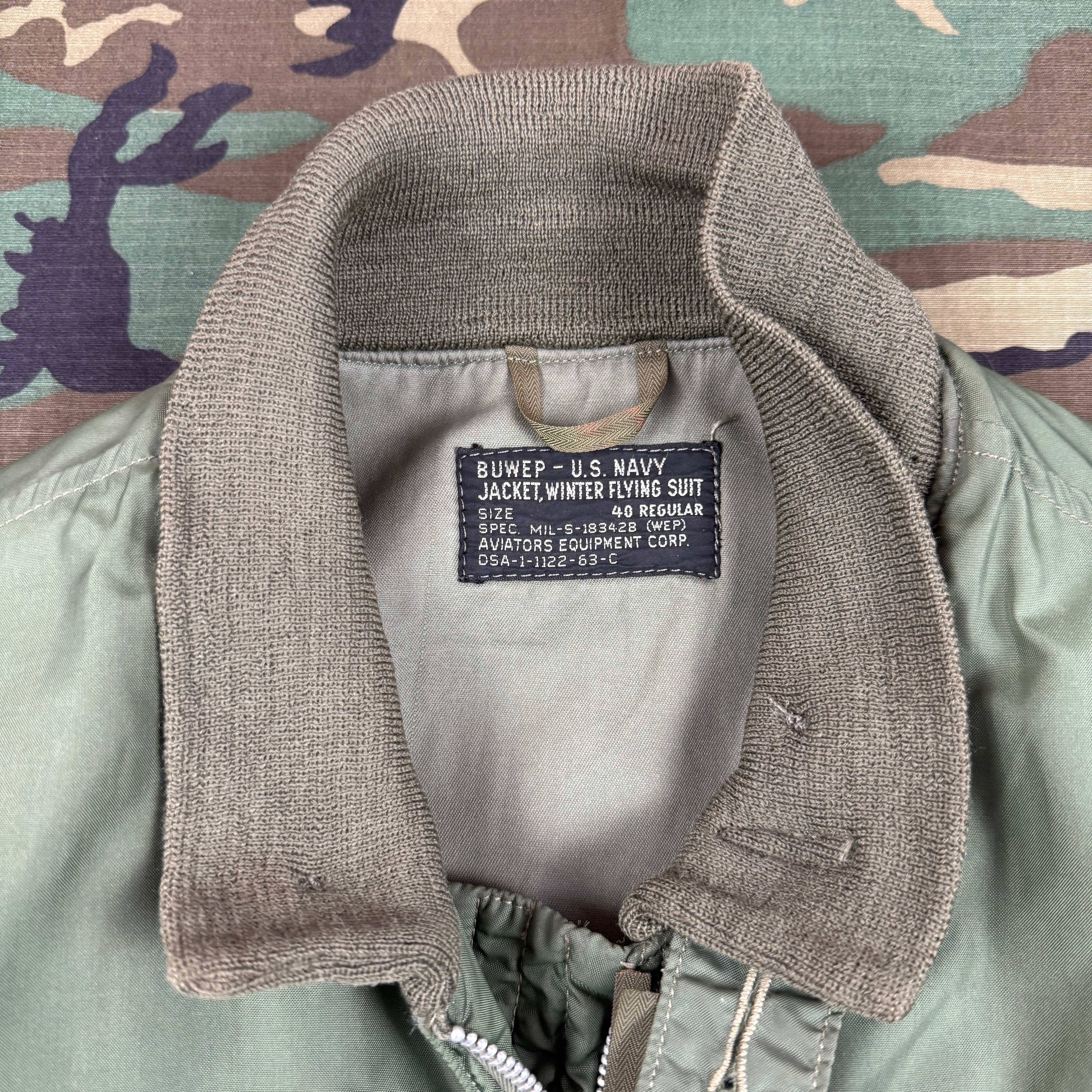 US Navy 1963 Winter Flying "WEP" Jacket - Very good Condition