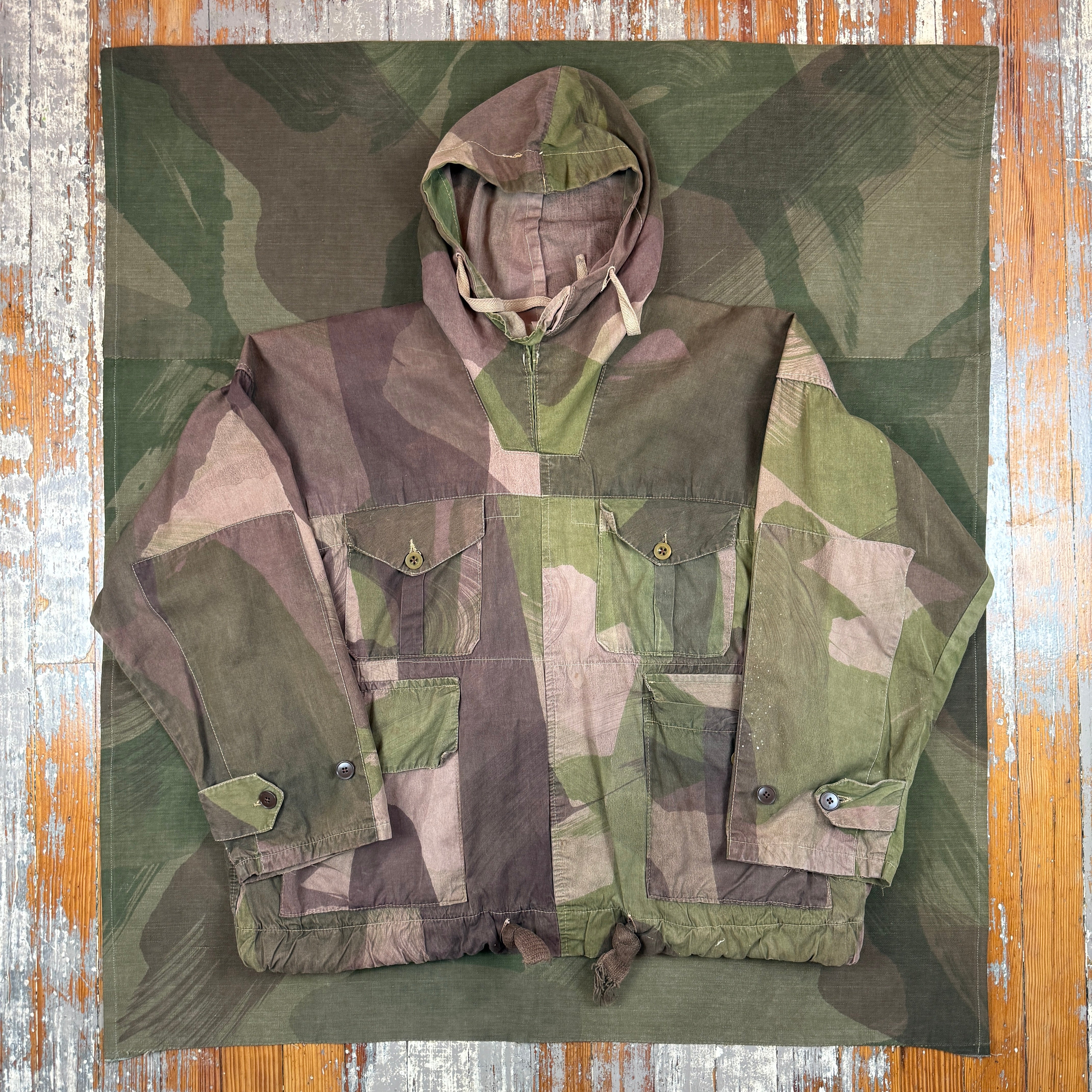 British Army WW2 Windproof Camo Smock