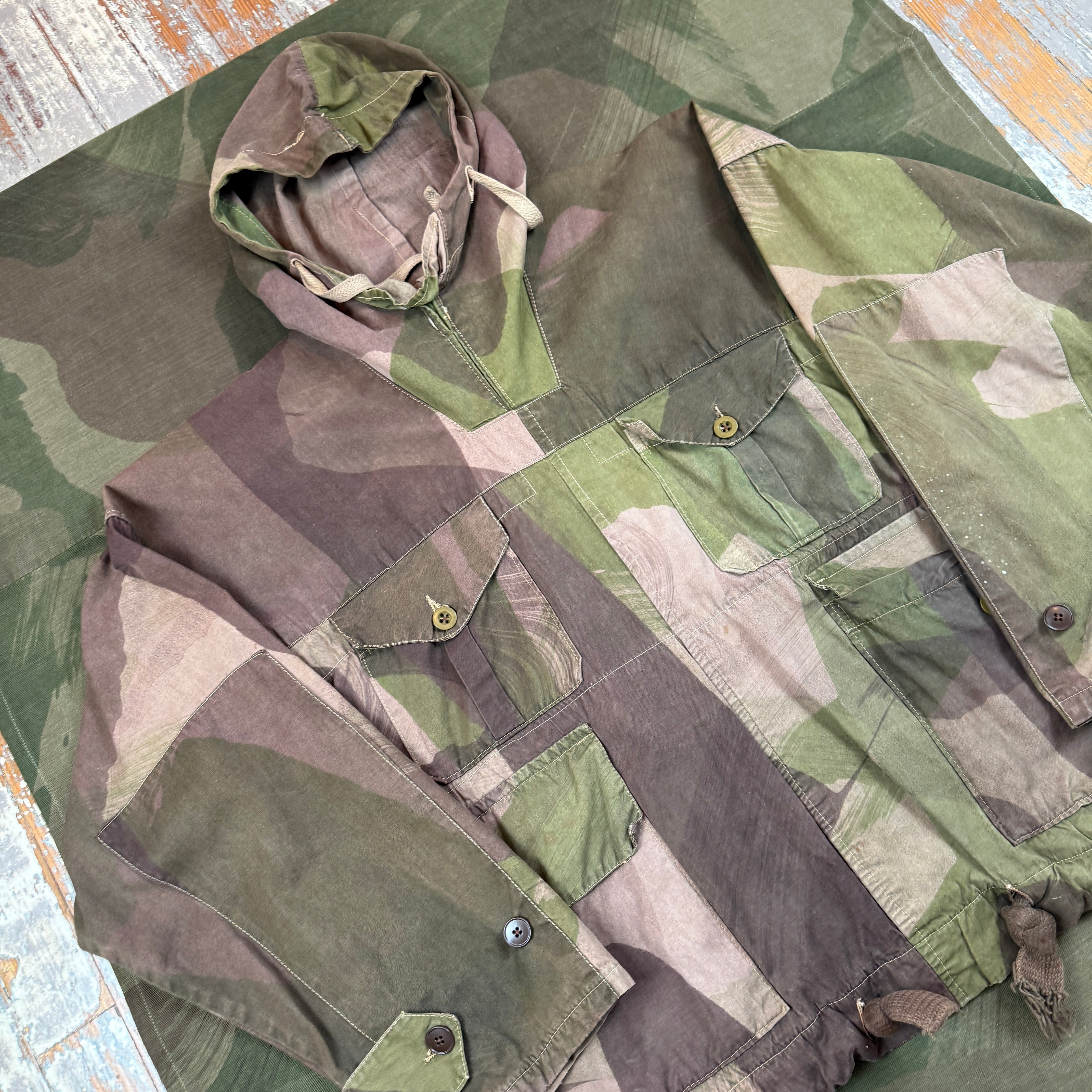 British Army WW2 Windproof Camo Smock