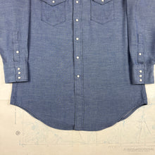 Load image into Gallery viewer, Wrangler 1960s Chambray Western Shirt - Mint Condition