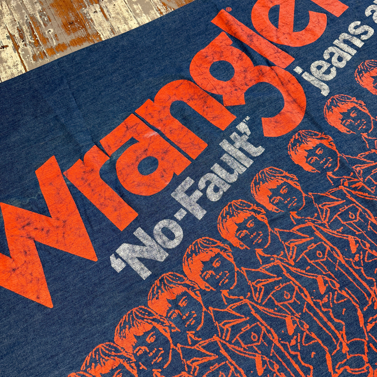 Wrangler 1970s Advertising Denim Banner