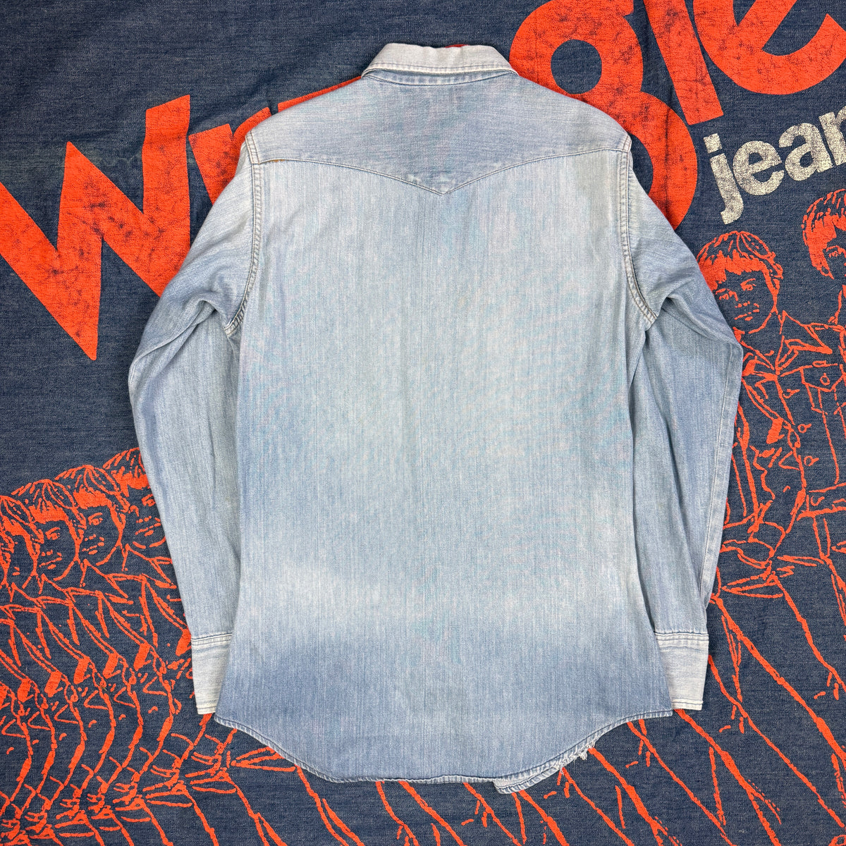Wrangler 1960s Denim Western Shirt