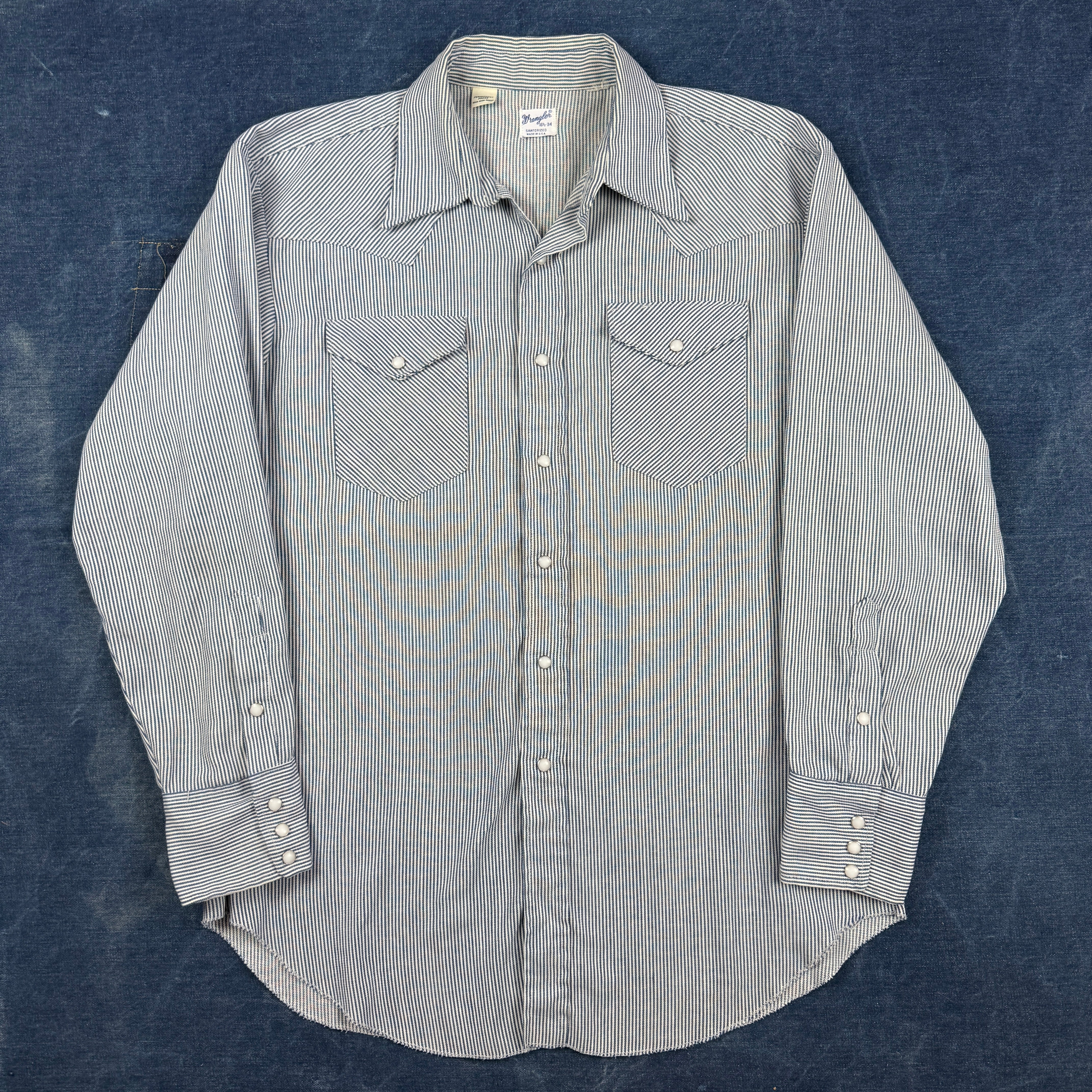 Wrangler 1960s Hickory Western Shirt - Mint Condition