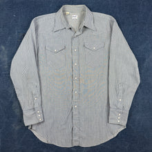 Load image into Gallery viewer, Wrangler 1960s Hickory Western Shirt - Mint Condition