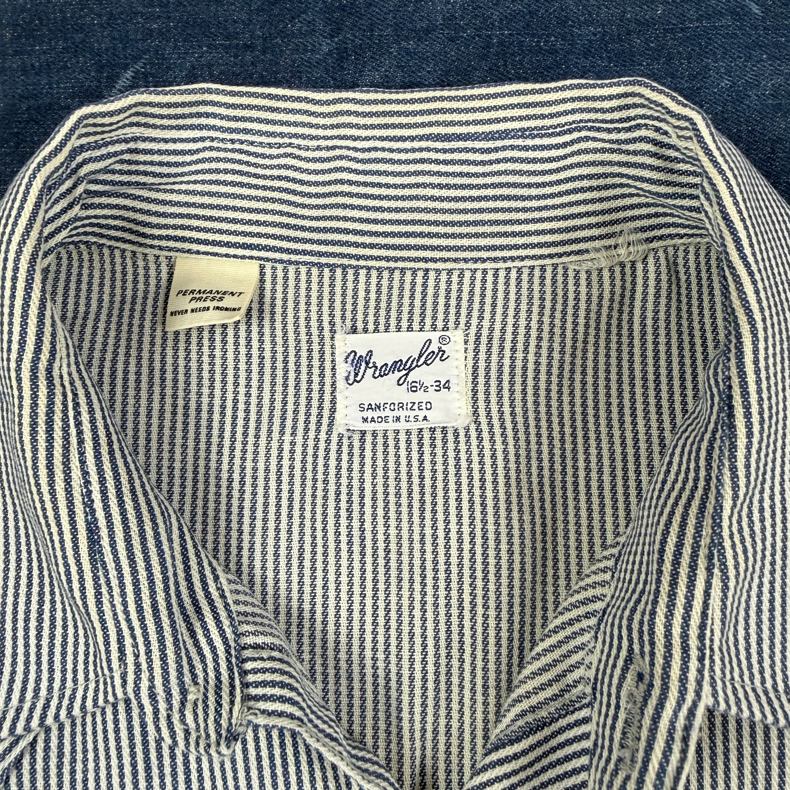 Wrangler 1960s Hickory Western Shirt - Mint Condition