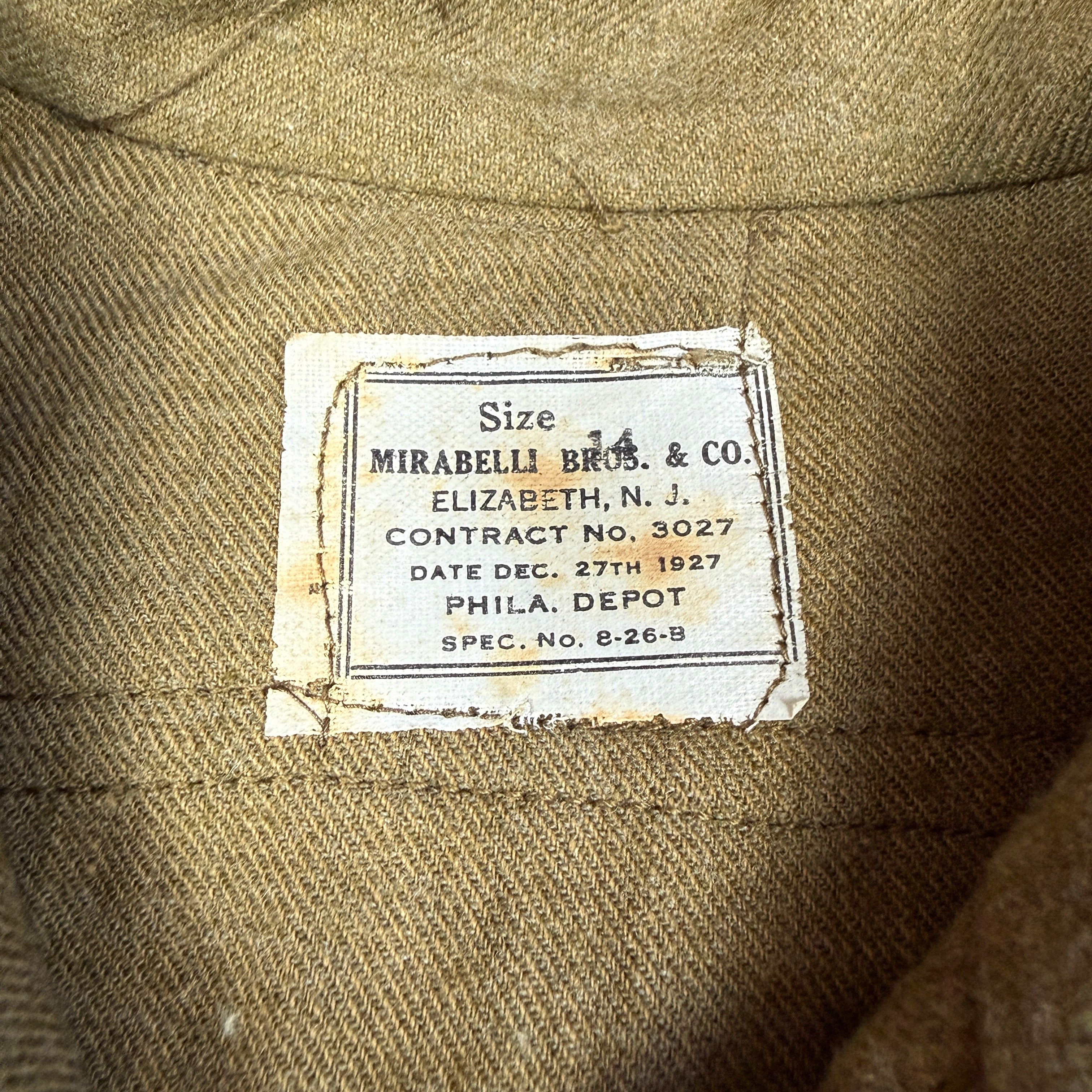 US Army Model 1916 Pullover Shirt - Deadstock