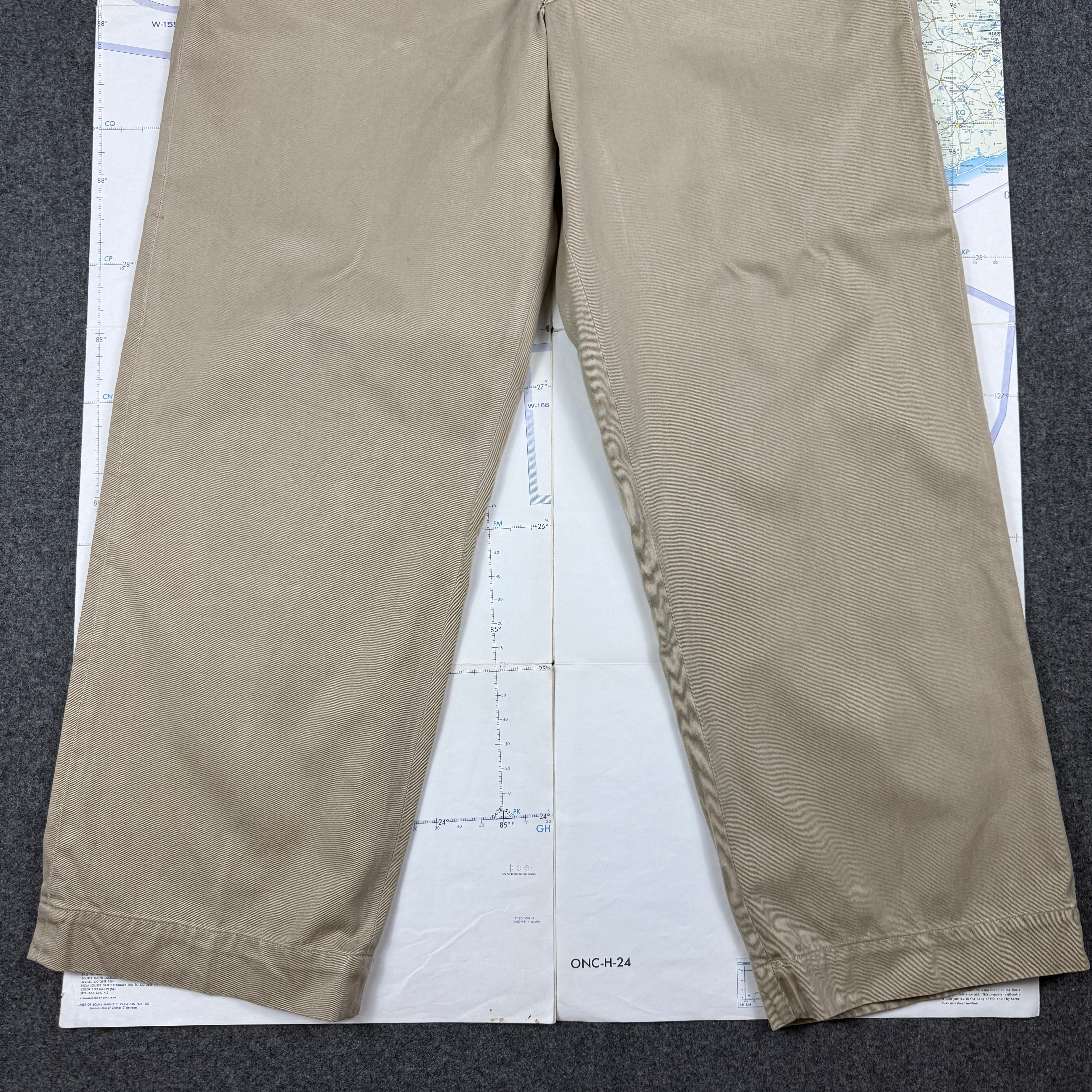US Army WW2 Pattern Chino Trousers - Size 35