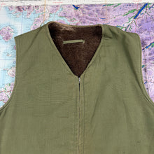 Load image into Gallery viewer, US Army Alpaca Lined Vest - size 38