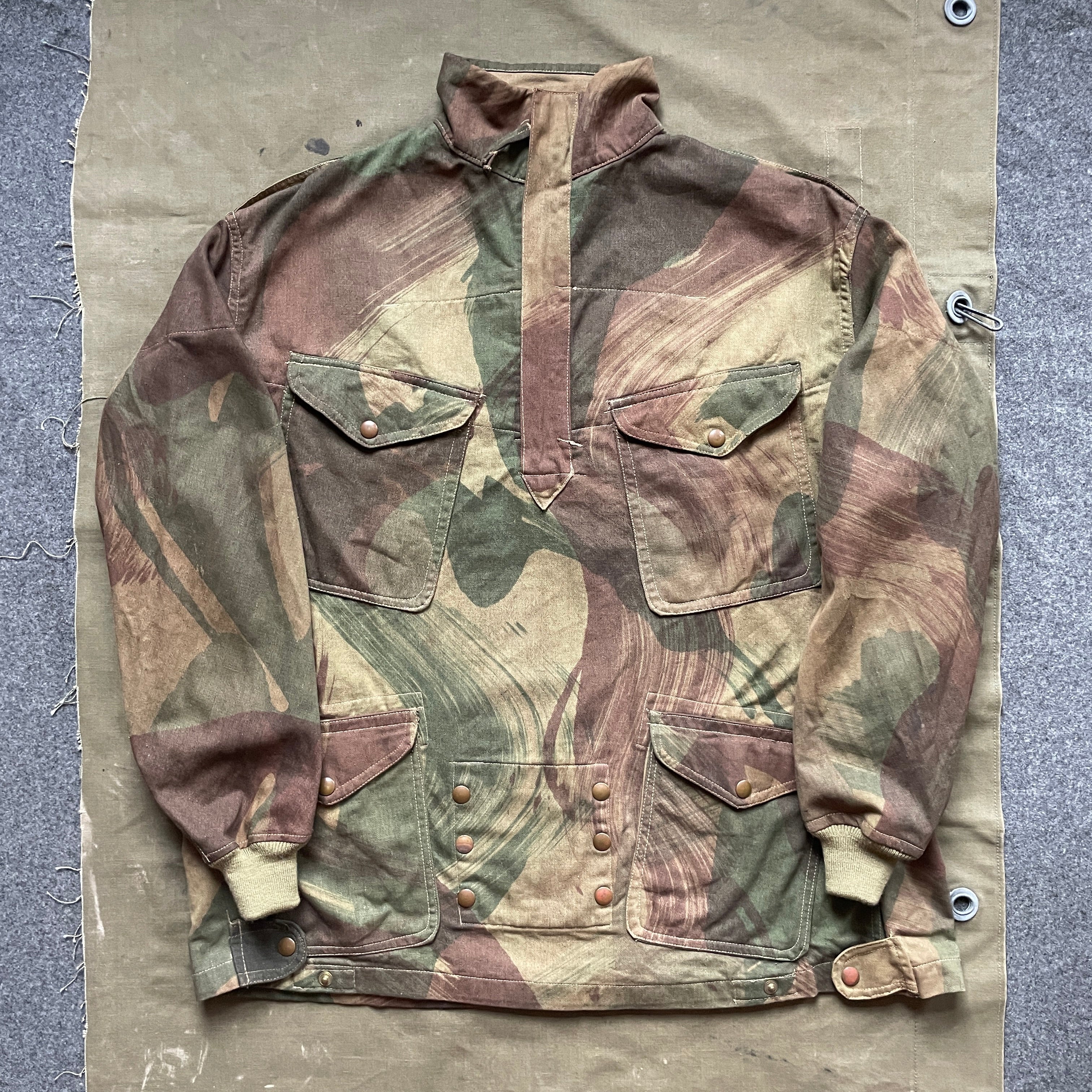 British Army WW2 First Pattern Denison Smock + Denim Jackets Parachutists