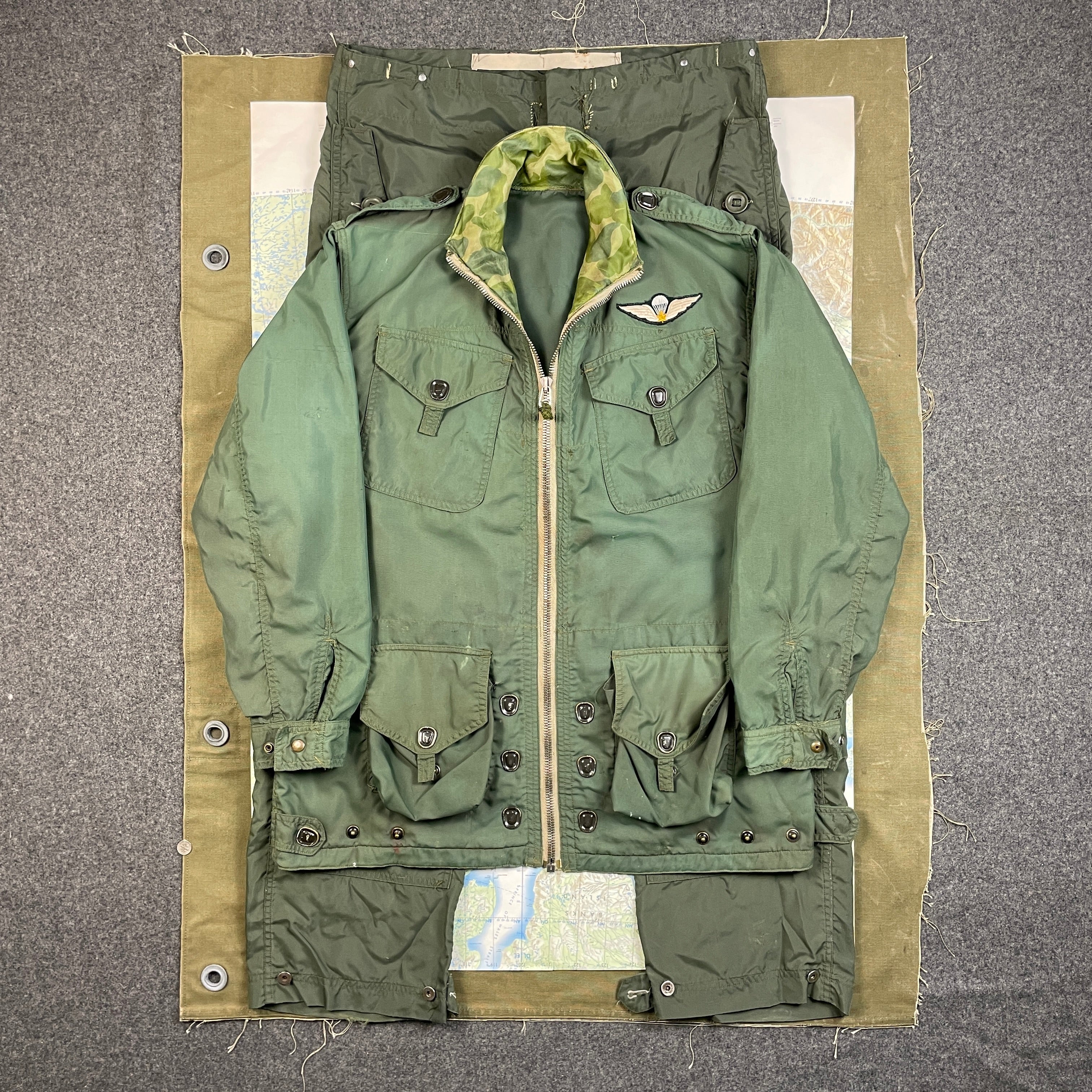 Canadian Airborne 1950s Nylon Jump Jacket – The Major's Tailor