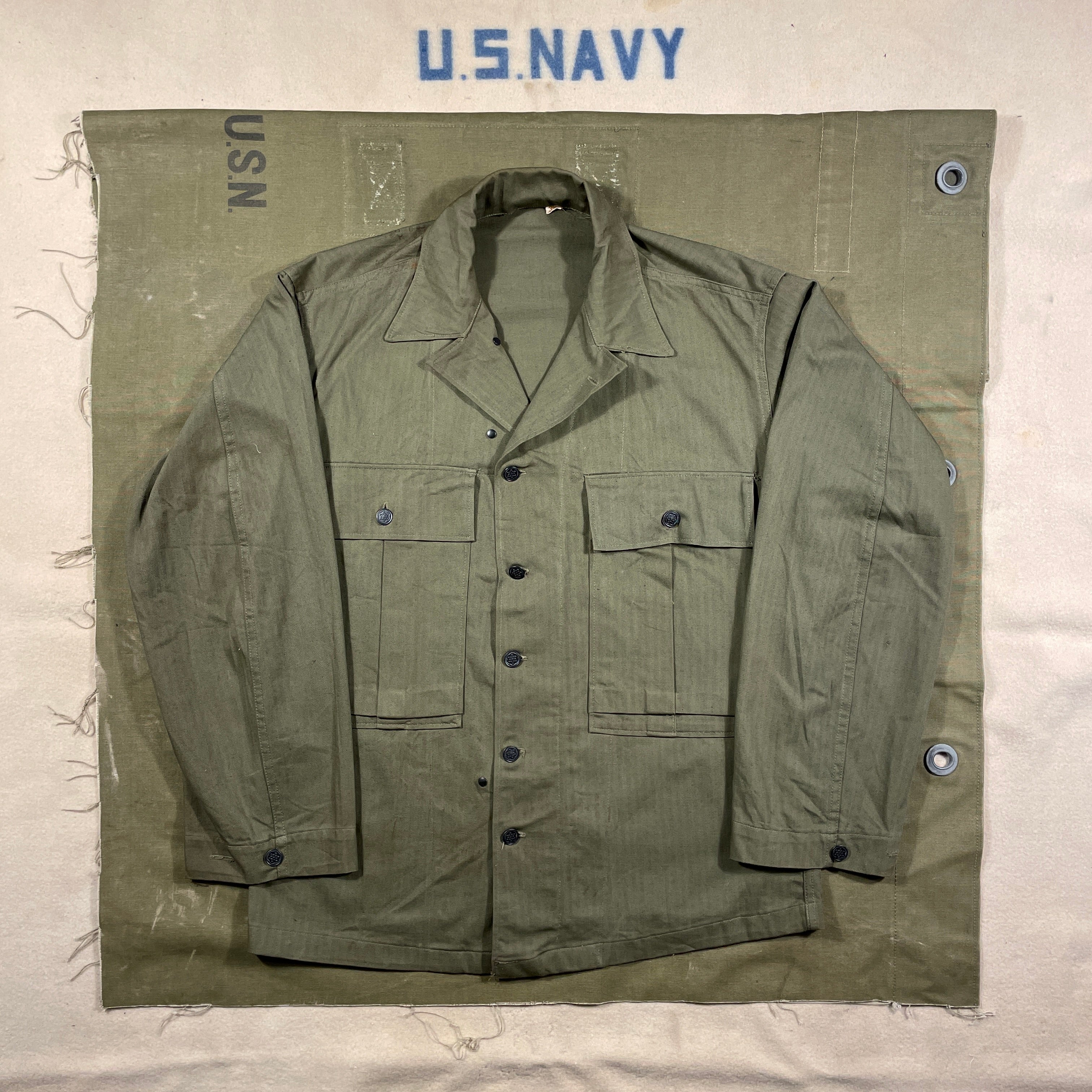 Deadstock US Army WW2 P43 HBT Fatigue Shirt – The Major's Tailor