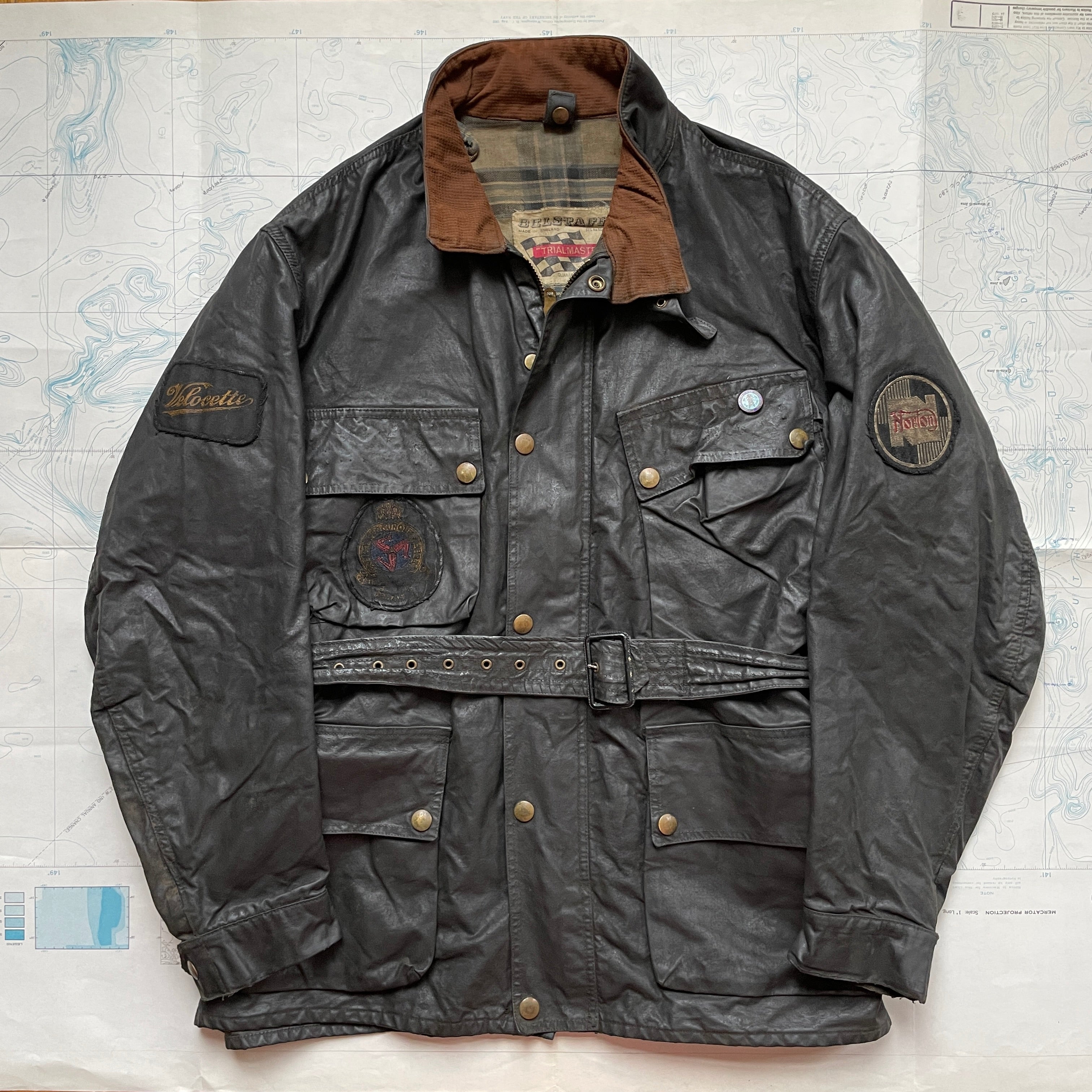 Belstaff Trialmaster Early 1950s Chequered Flag – The Major's Tailor