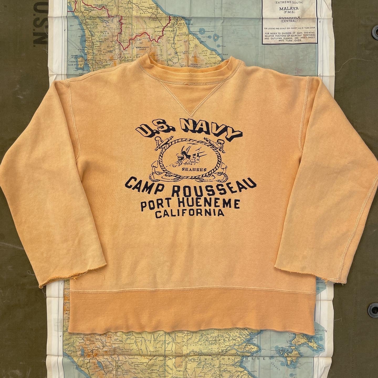 US Navy Seabees Double V Sweatshirt – The Major's Tailor