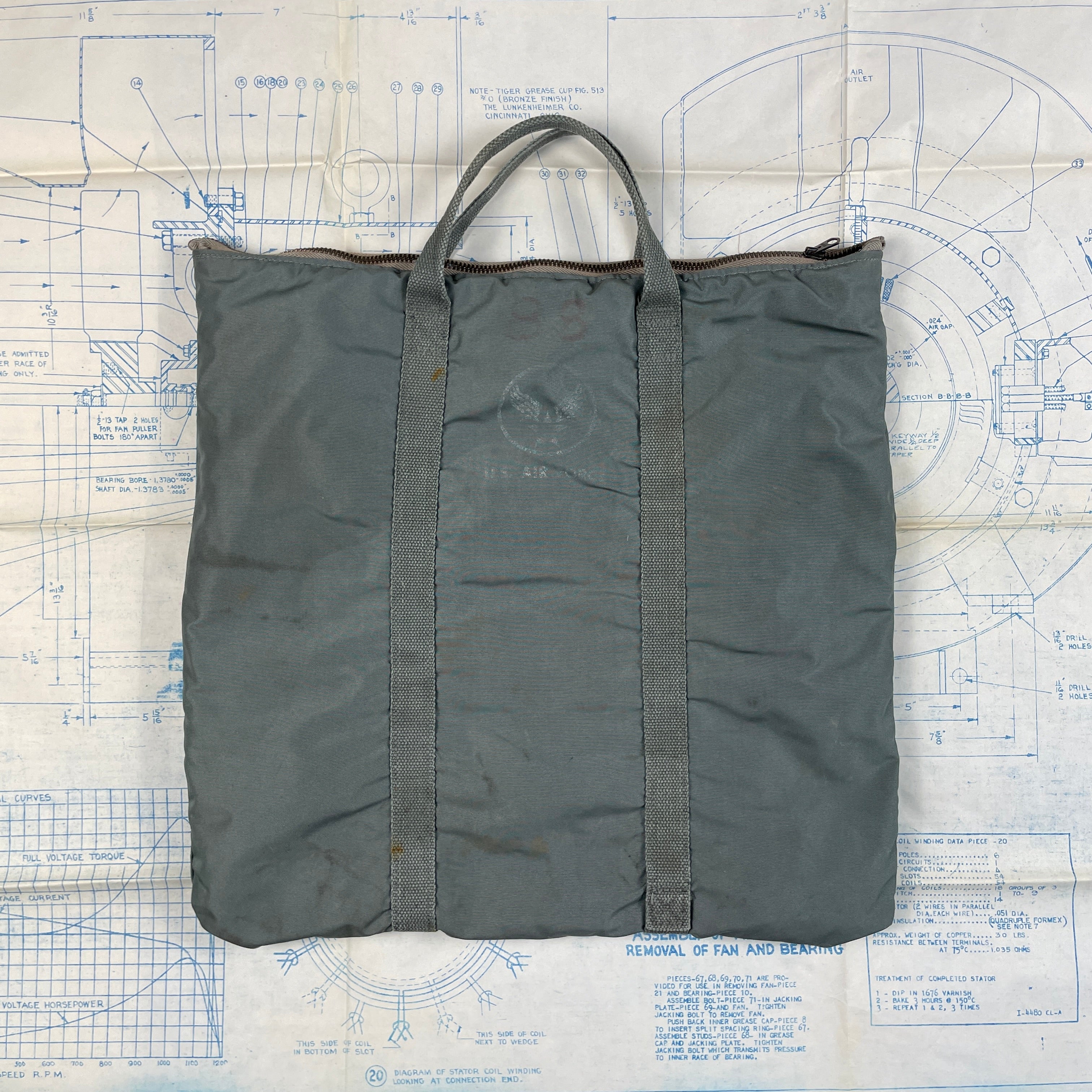 USAF 1950s Helmet Bag – The Major's Tailor