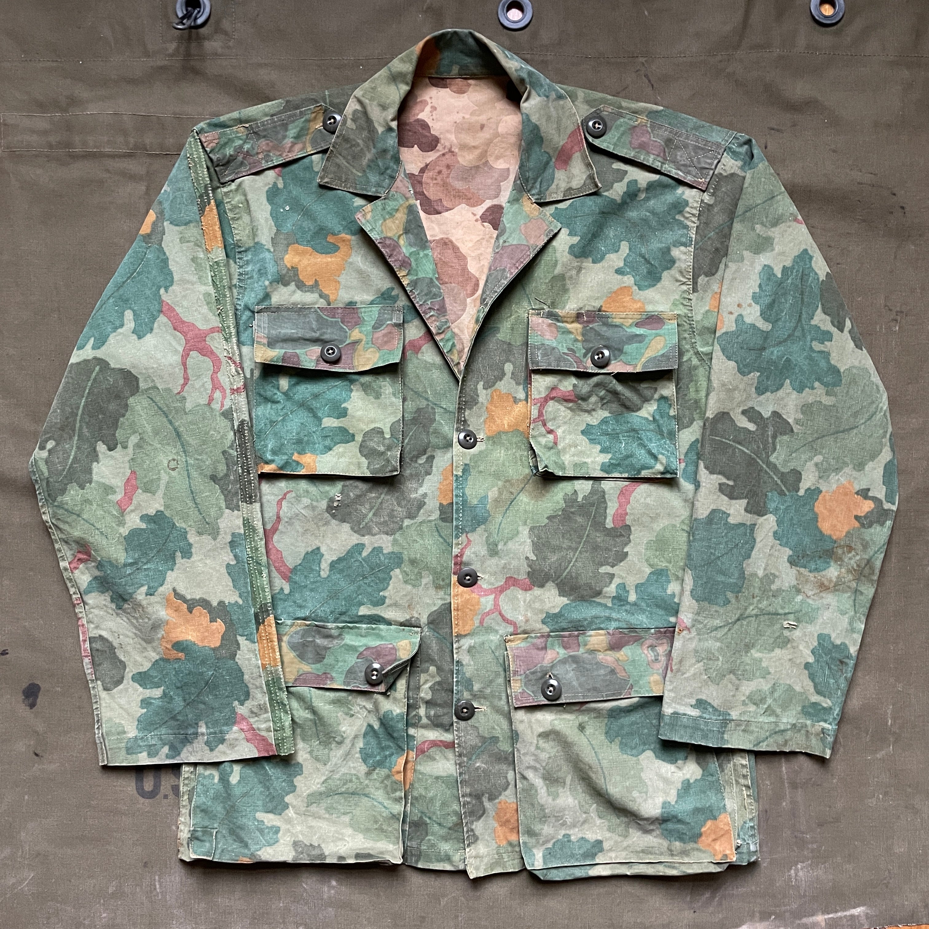 USMC Vietnam Mitchell Camo 4 Pocket Jacket