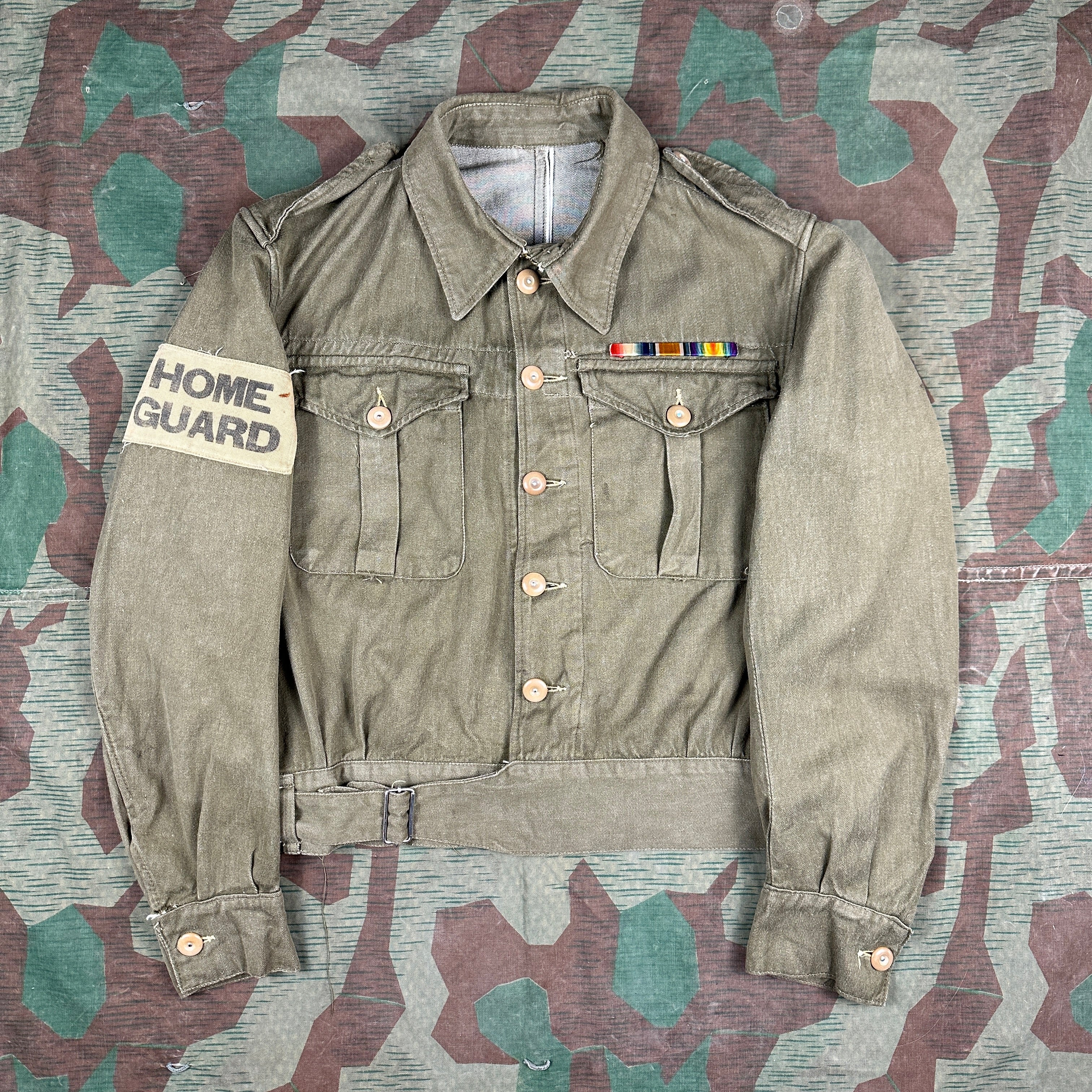 British Army 1937 Pattern Home Guard Denim Battledress Jacket